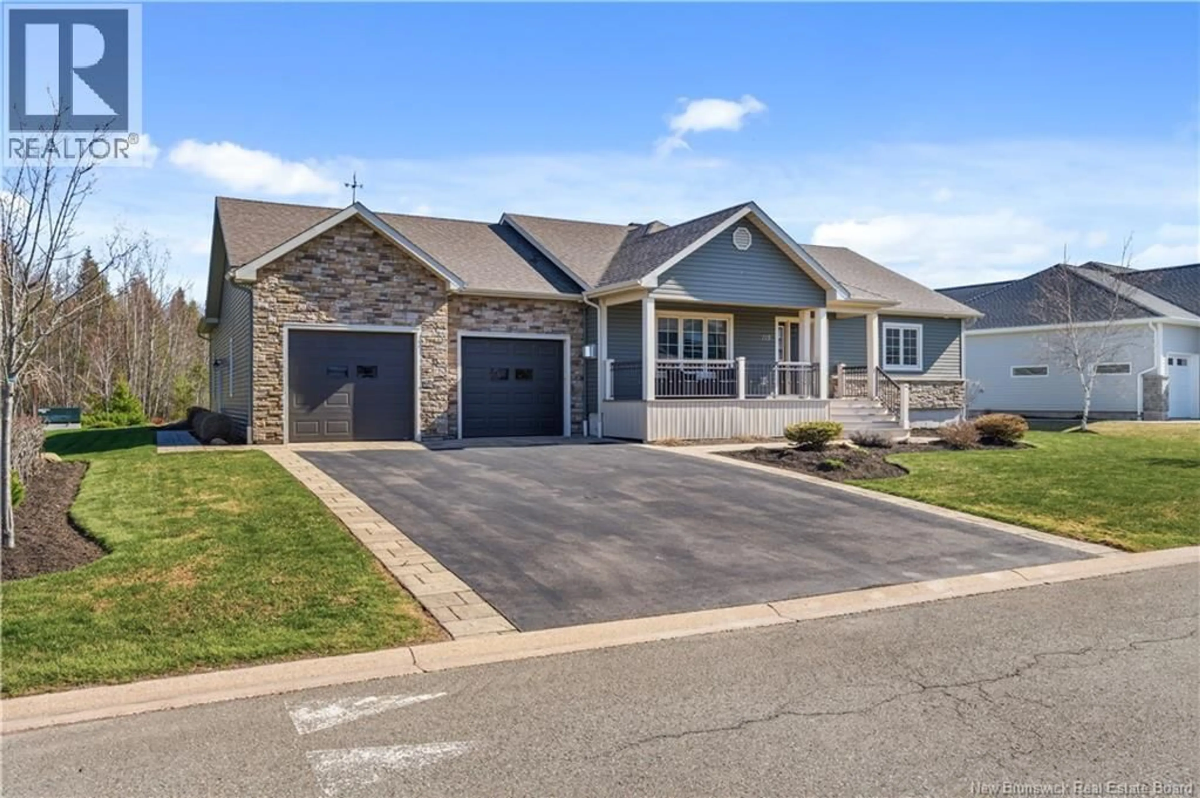 Home with vinyl exterior material, street for 115 ROYAL OAKS BOULEVARD, Irishtown New Brunswick E1H2P7
