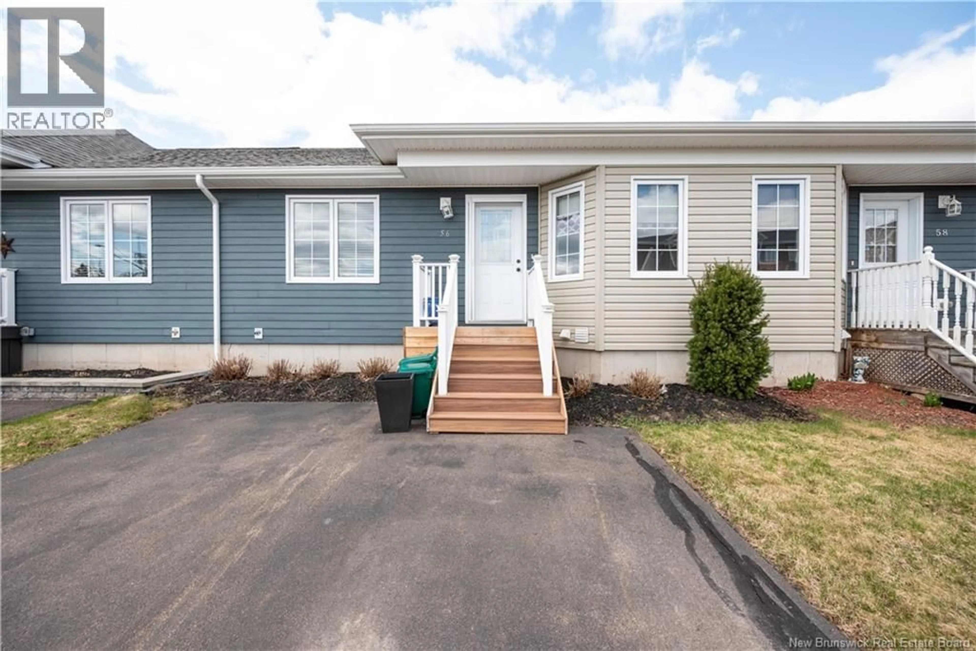 Home with vinyl exterior material, street for 56 GOLDEN STREET, Moncton New Brunswick E1G5T4