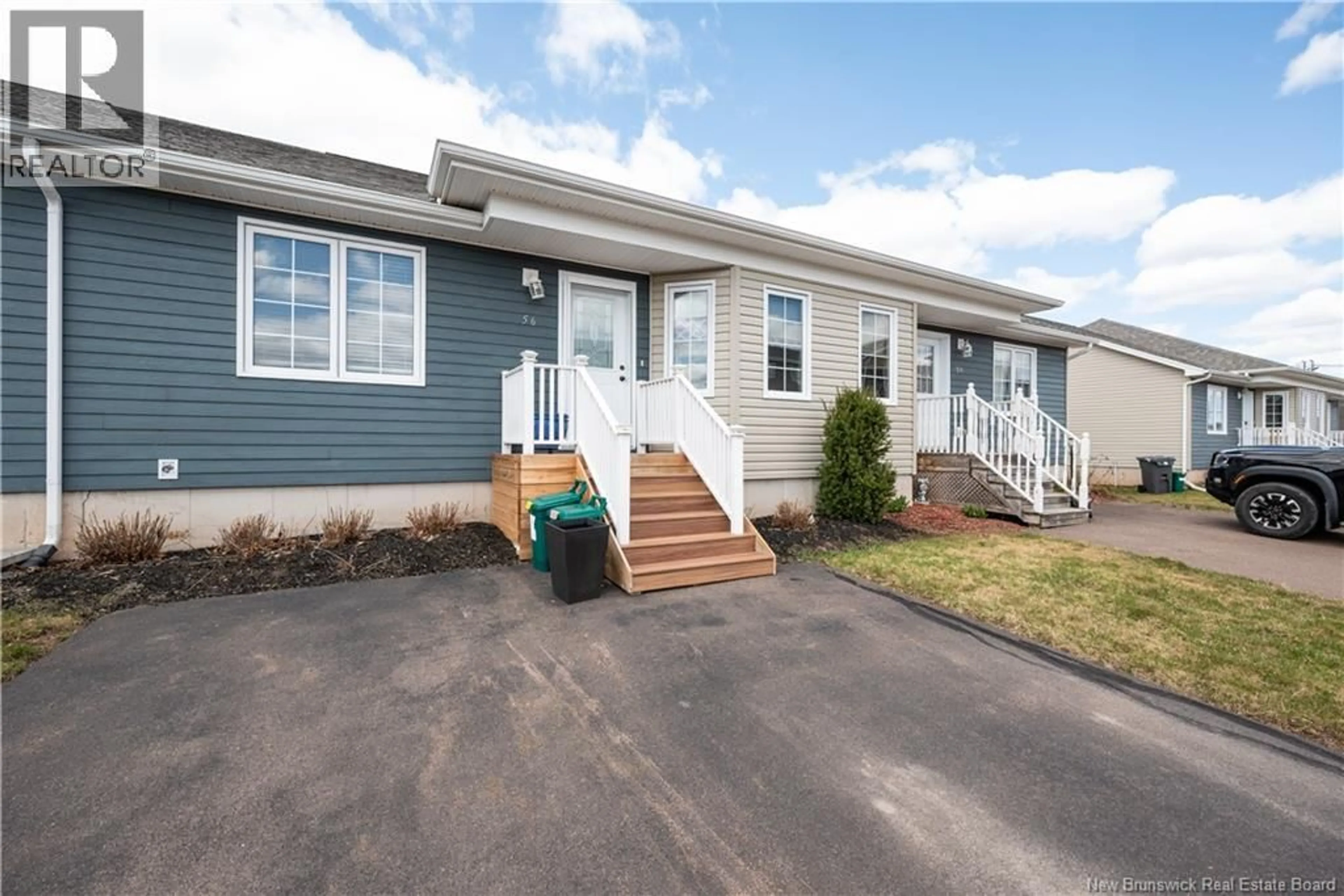 Home with vinyl exterior material, street for 56 GOLDEN STREET, Moncton New Brunswick E1G5T4