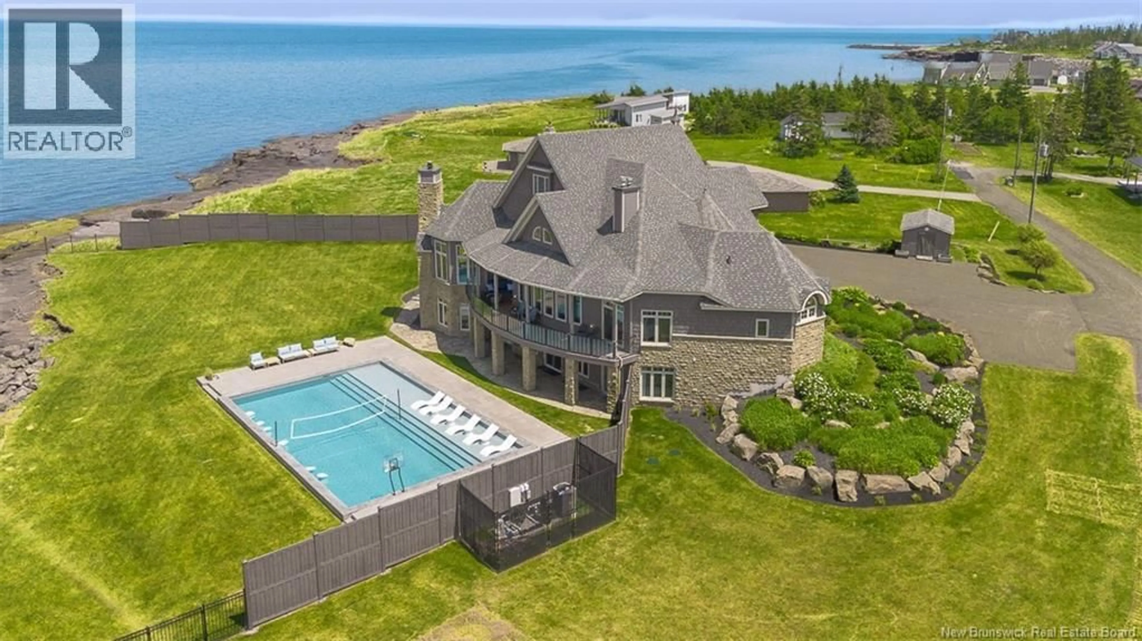 A pic from outside/outdoor area/front of a property/back of a property/a pic from drone, water/lake/river/ocean view for 622 JANICE LANE, Cap-Pelé New Brunswick E4N1V6