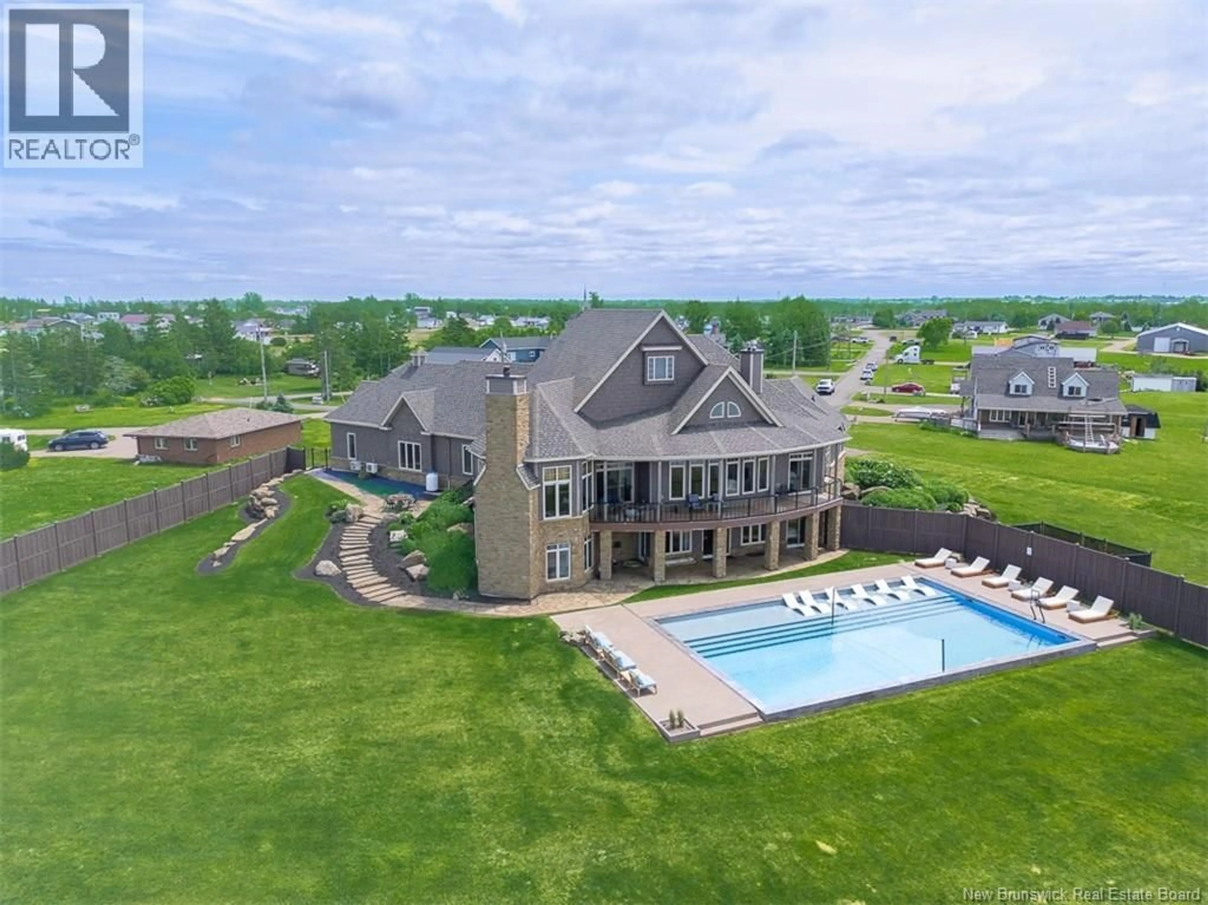 A pic from outside/outdoor area/front of a property/back of a property/a pic from drone, water/lake/river/ocean view for 622 JANICE LANE, Cap-Pelé New Brunswick E4N1V6