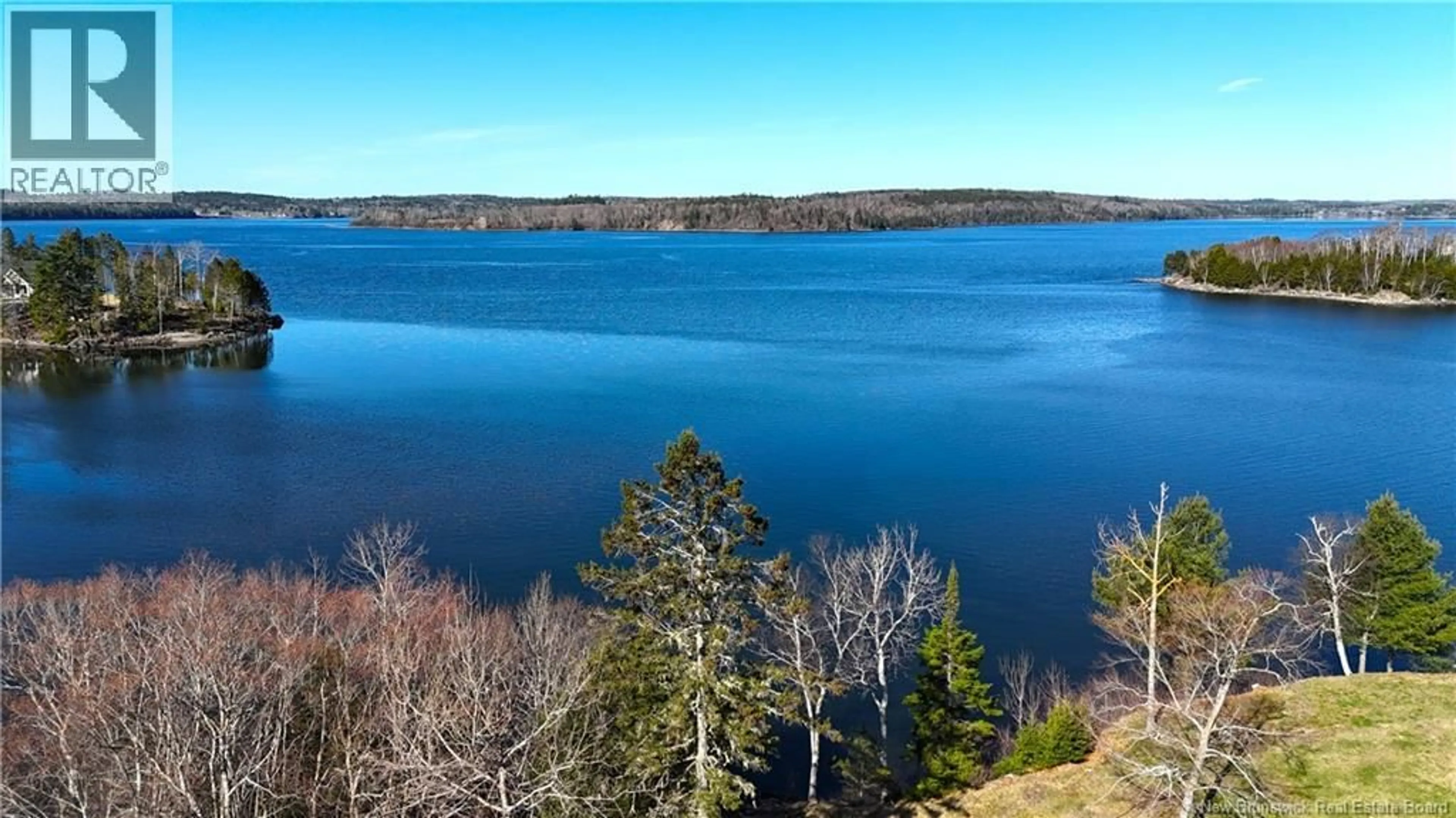 A pic from outside/outdoor area/front of a property/back of a property/a pic from drone, water/lake/river/ocean view for 2969 ROUTE 127, Bayside New Brunswick E5B2S3