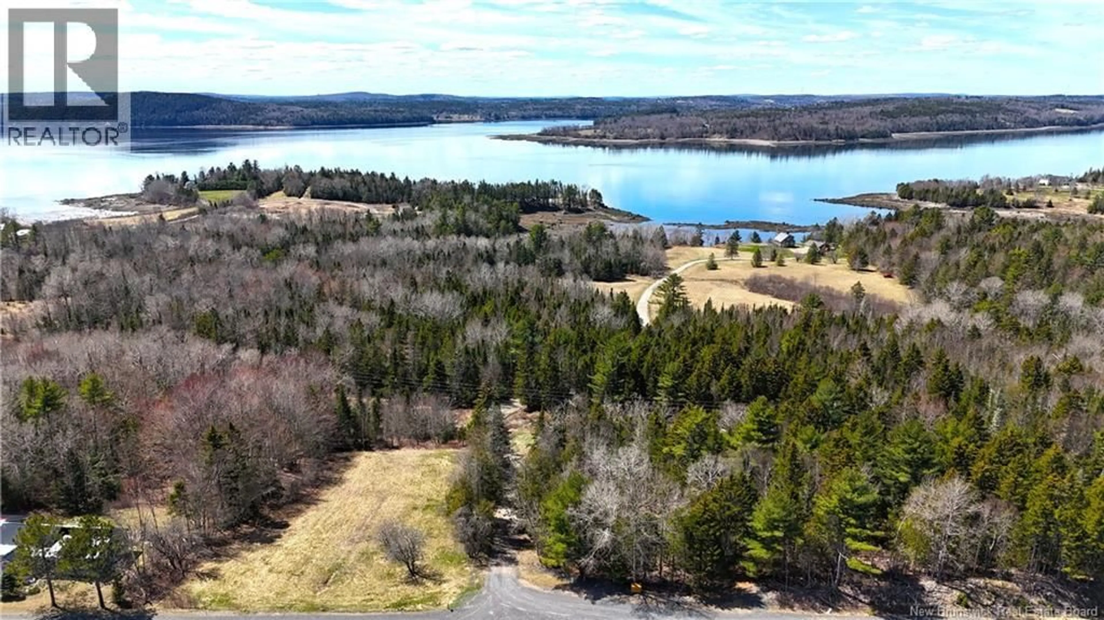A pic from outside/outdoor area/front of a property/back of a property/a pic from drone, water/lake/river/ocean view for 2969 ROUTE 127, Bayside New Brunswick E5B2S3