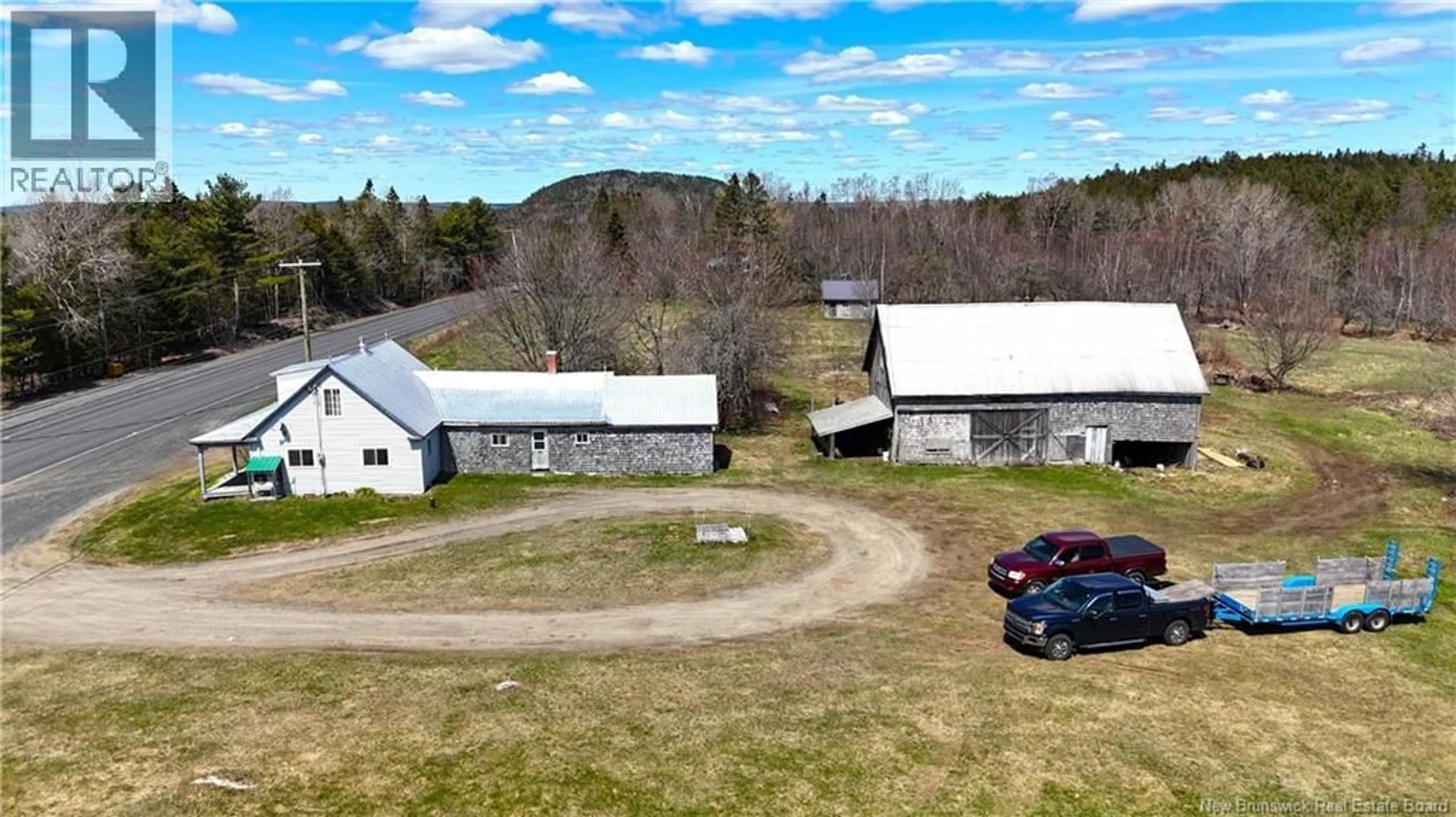 A pic from outside/outdoor area/front of a property/back of a property/a pic from drone, building for 2969 ROUTE 127, Bayside New Brunswick E5B2S3