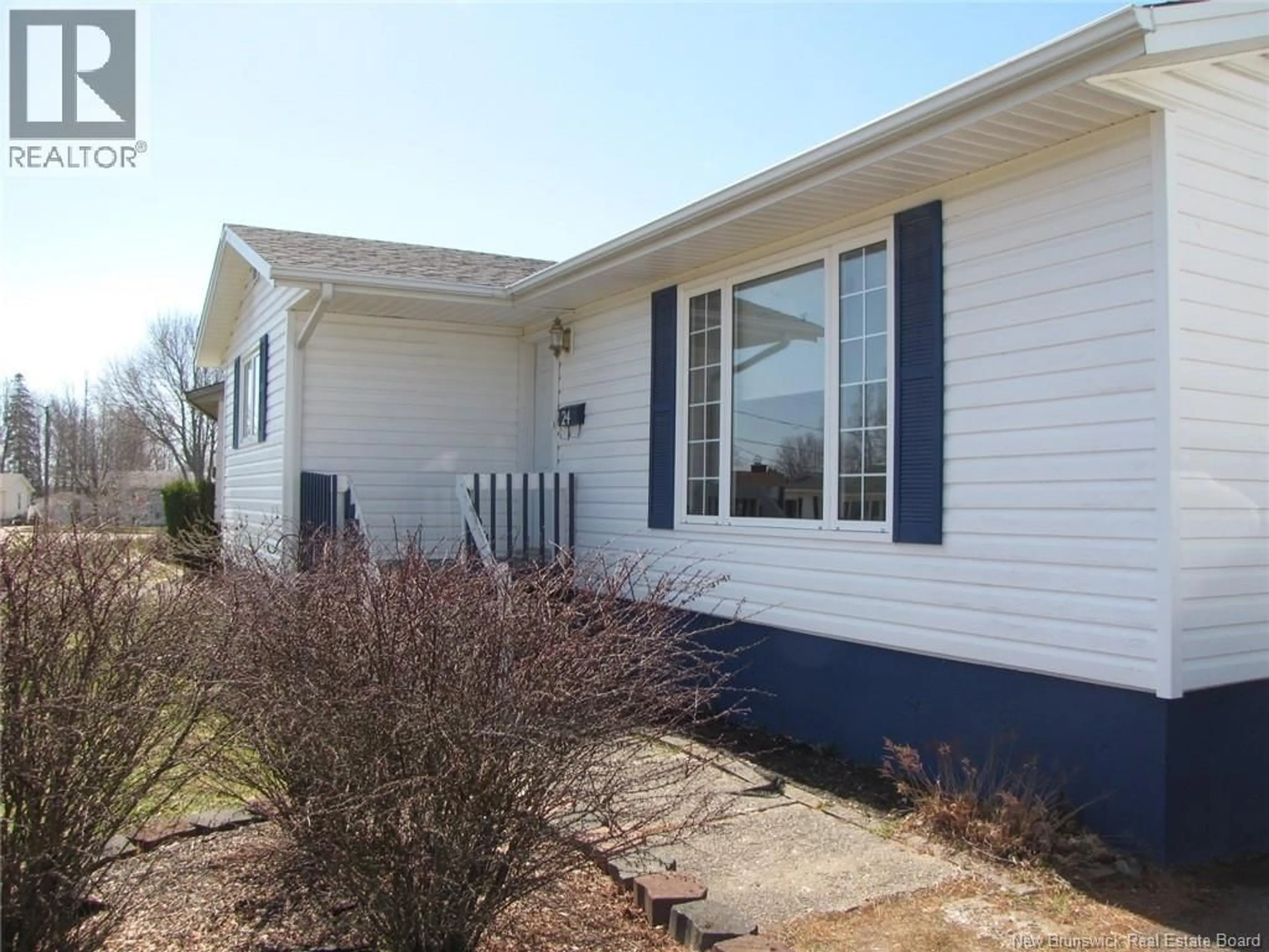 Home with vinyl exterior material, street for 24 CHELSEA ROAD, Moncton New Brunswick E1G1H8
