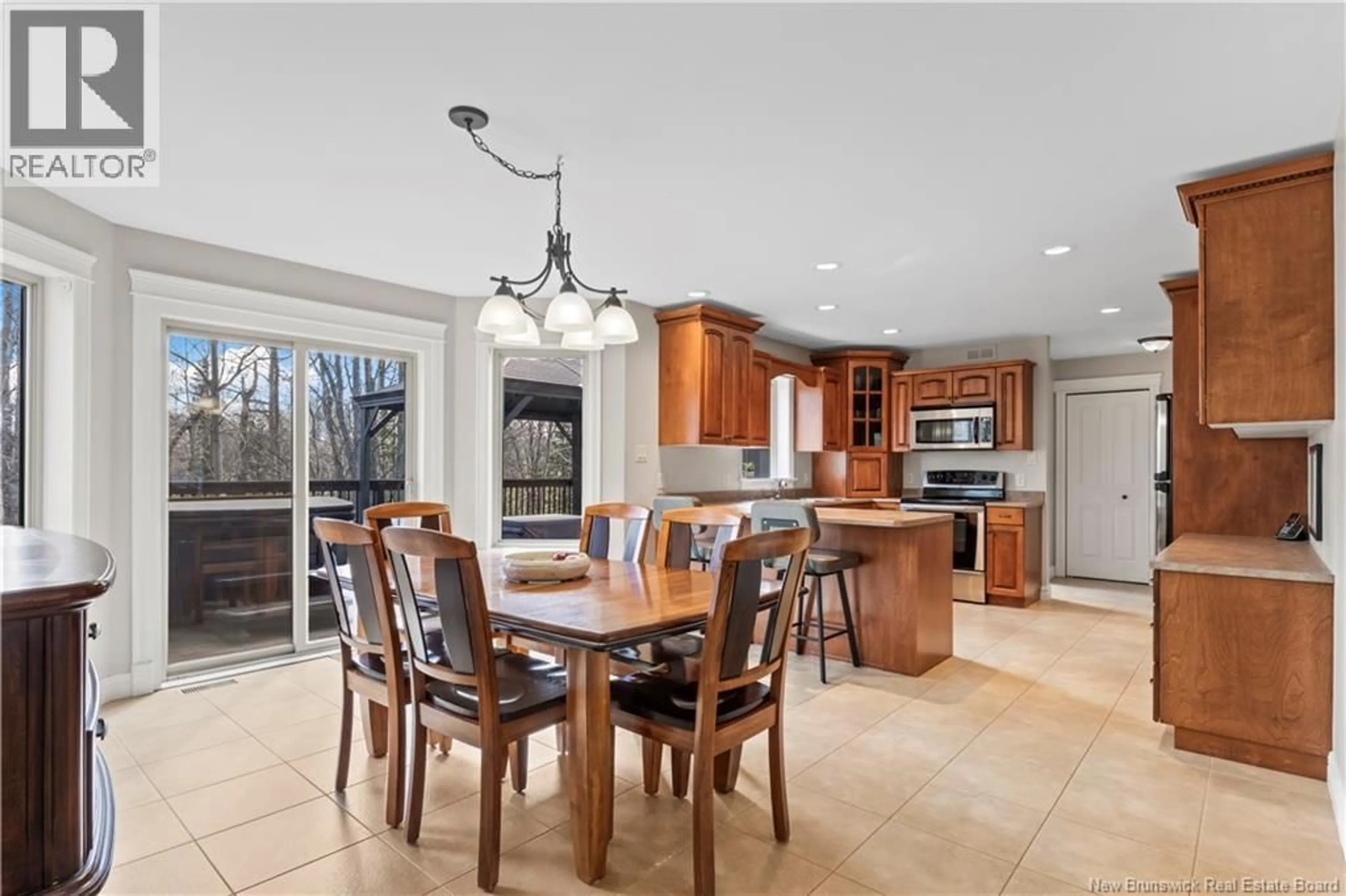 Open concept kitchen, ceramic/tile floor for 41 LEGER STREET, Cap-Pelé New Brunswick E4N1W6
