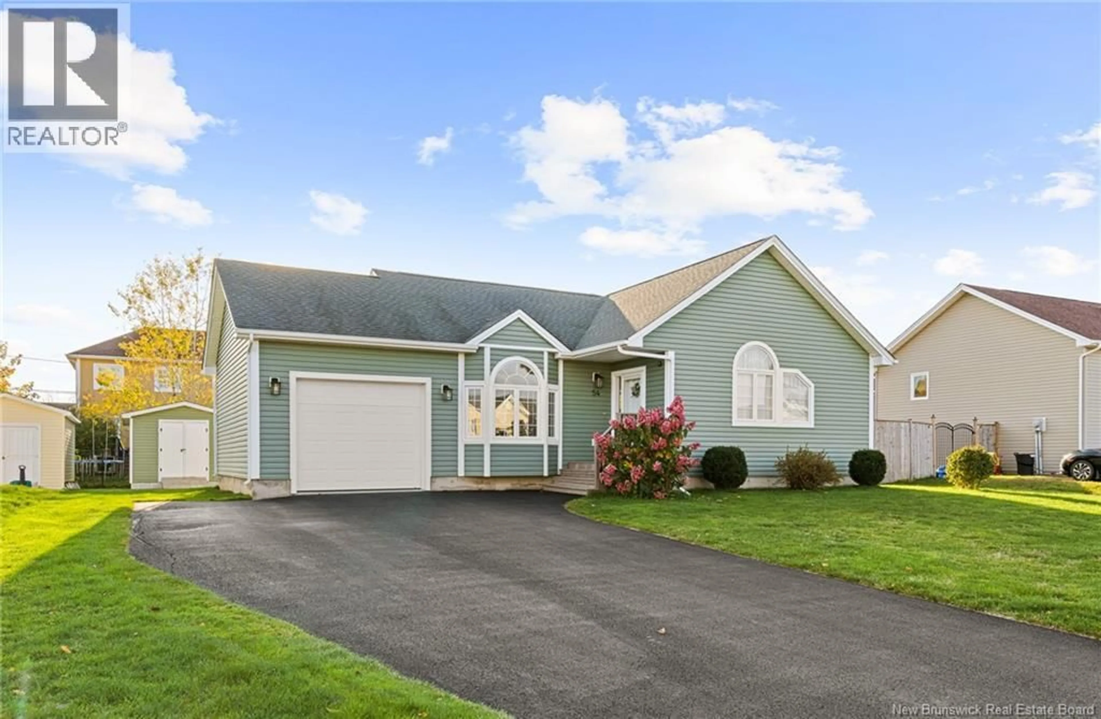 Home with vinyl exterior material, street for 54 CRAWFORD STREET, Moncton New Brunswick E1G5N2