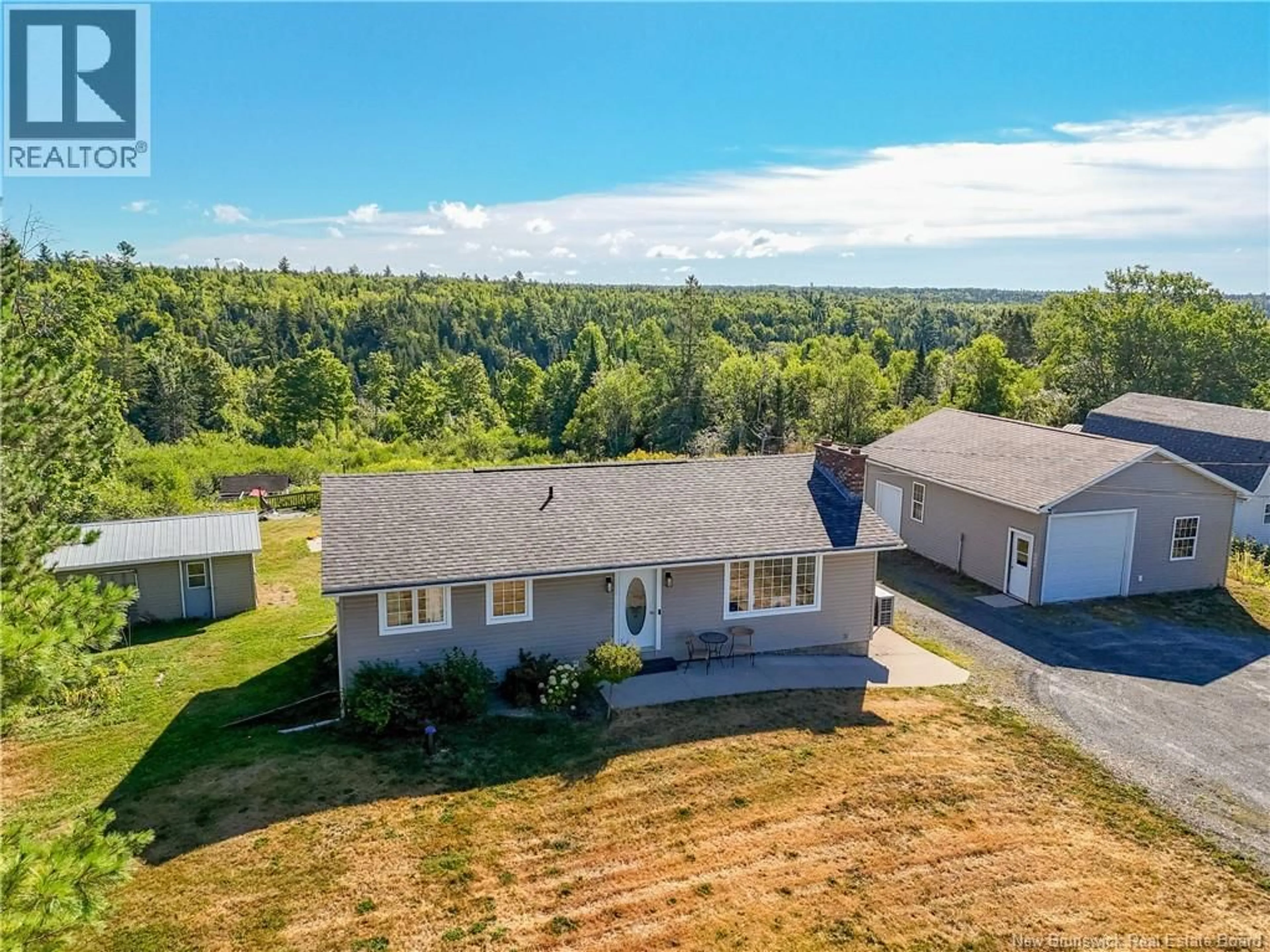 A pic from outside/outdoor area/front of a property/back of a property/a pic from drone, water/lake/river/ocean view for 1730 ROUTE 620, Royal Road New Brunswick E3G6K9