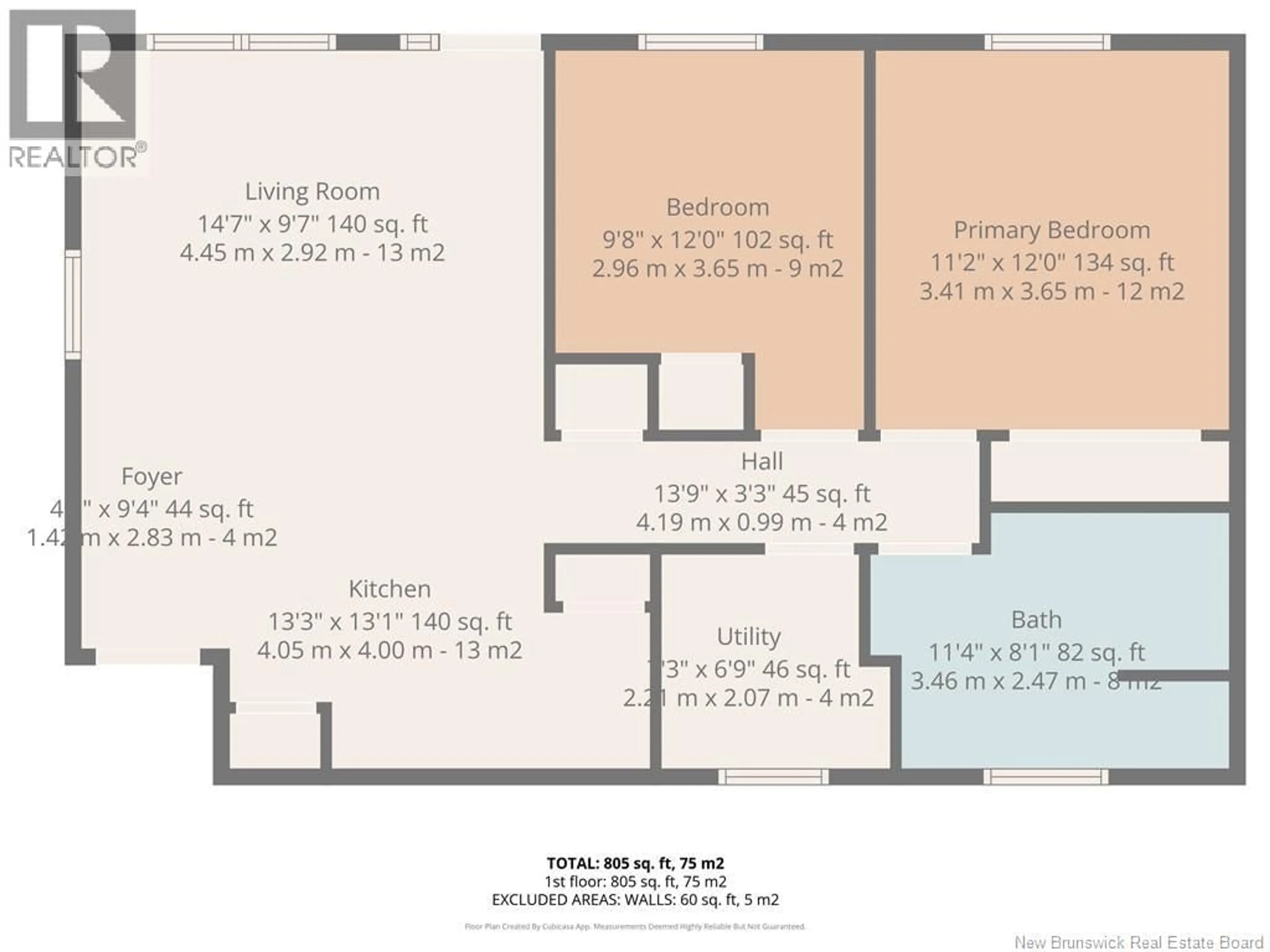 Floor plan for 3764 CHEMIN ROBINSON, Saumarez New Brunswick E1X2K6