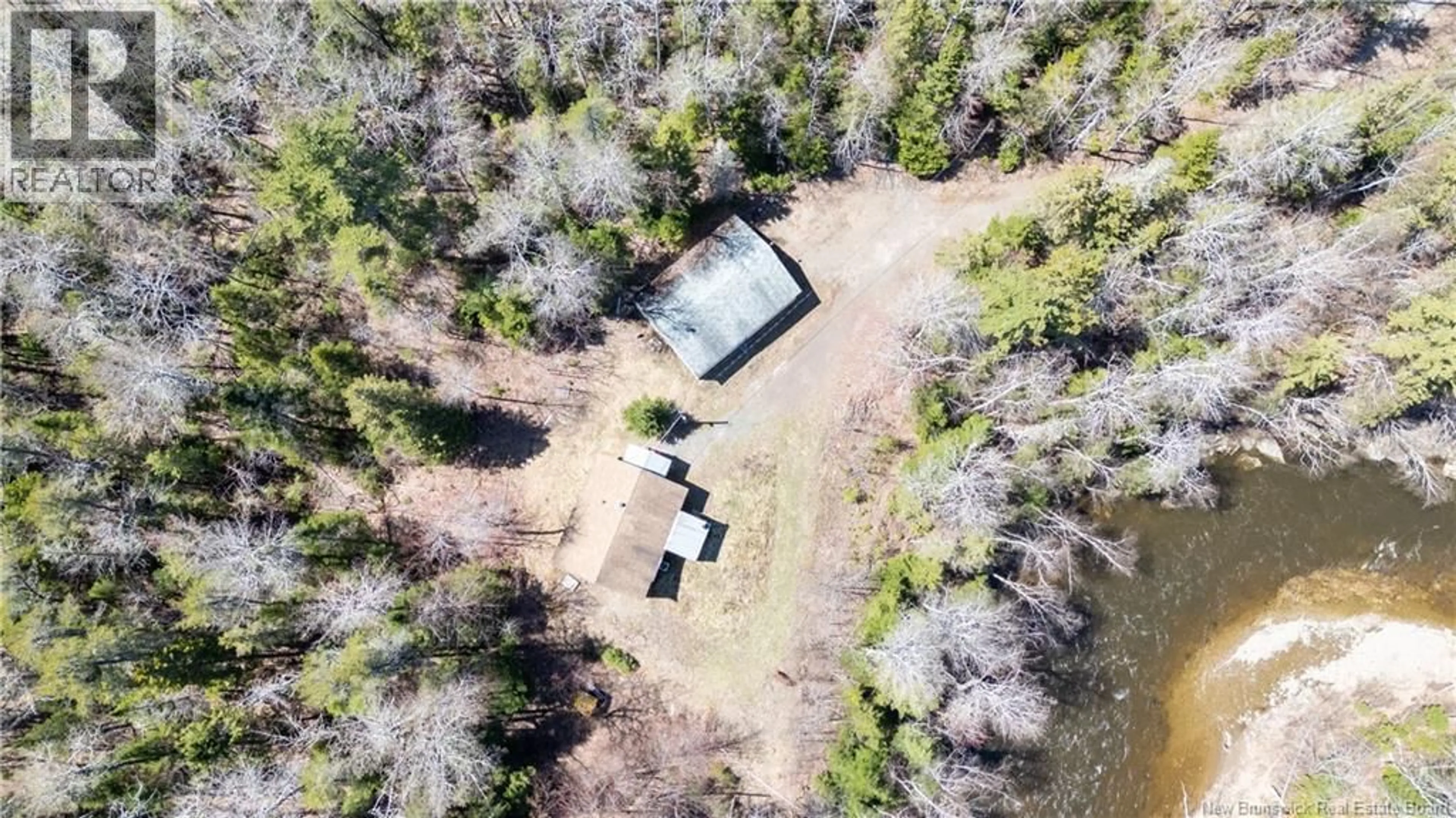 A pic from outside/outdoor area/front of a property/back of a property/a pic from drone, forest/trees view for 27 PARKINDALE ROAD, Pollett River New Brunswick E4Z3A6