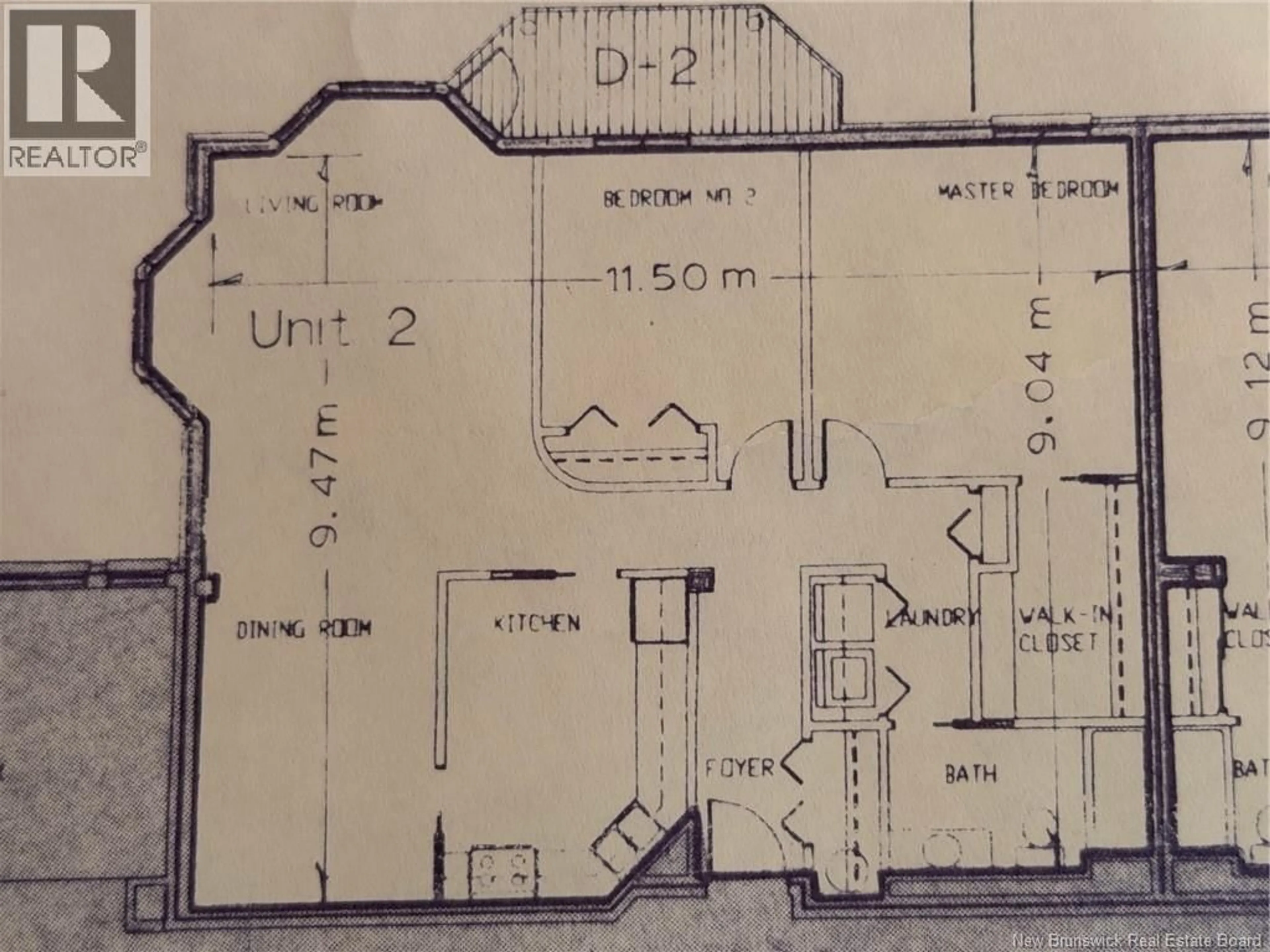 Floor plan for 102 - 50 SALMON BOULEVARD, Campbellton New Brunswick E3N3T7