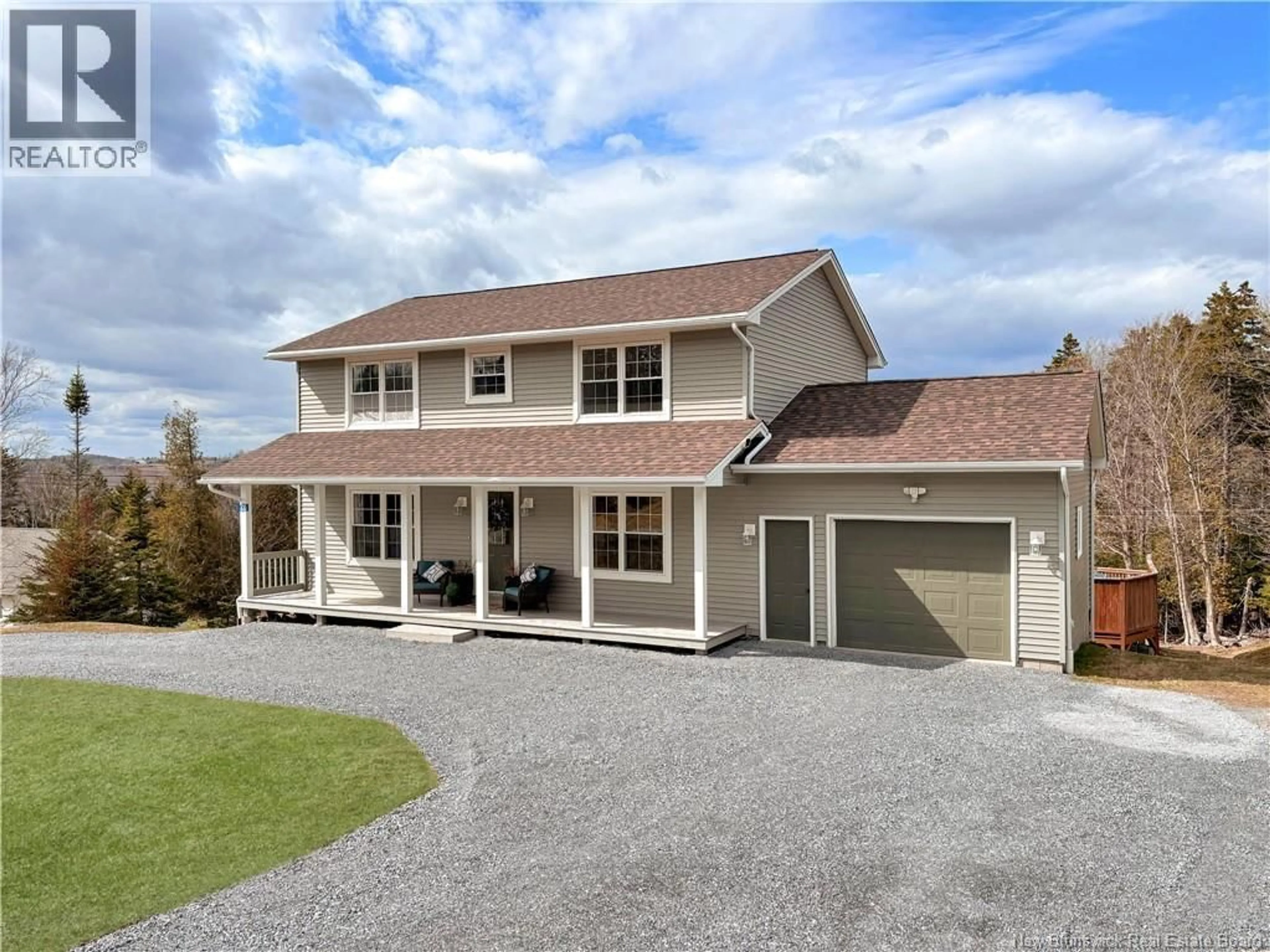 Home with vinyl exterior material, street for 28 KENNETH DRIVE, Quispamsis New Brunswick E2G1L5