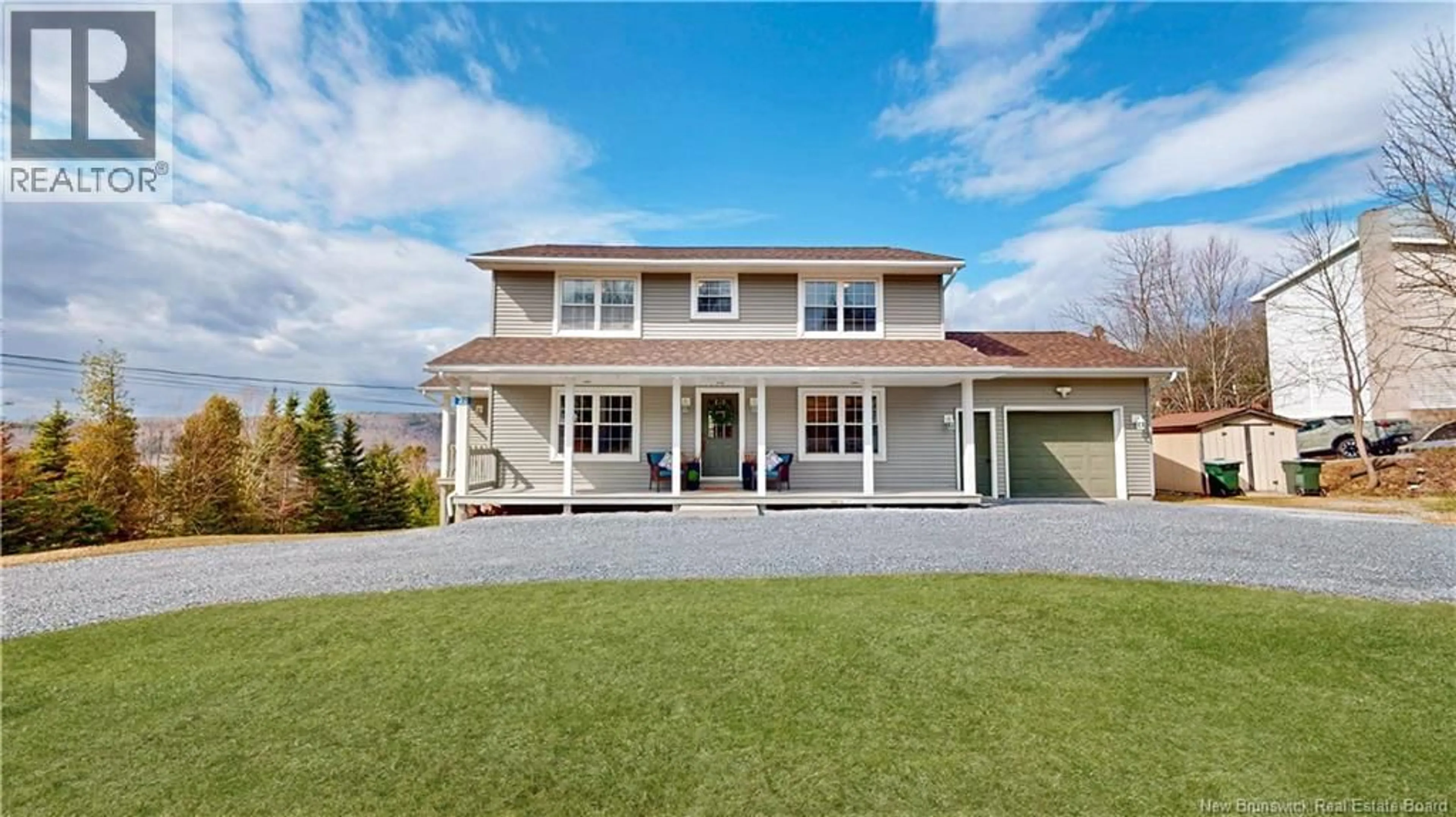 Home with vinyl exterior material, street for 28 KENNETH DRIVE, Quispamsis New Brunswick E2G1L5