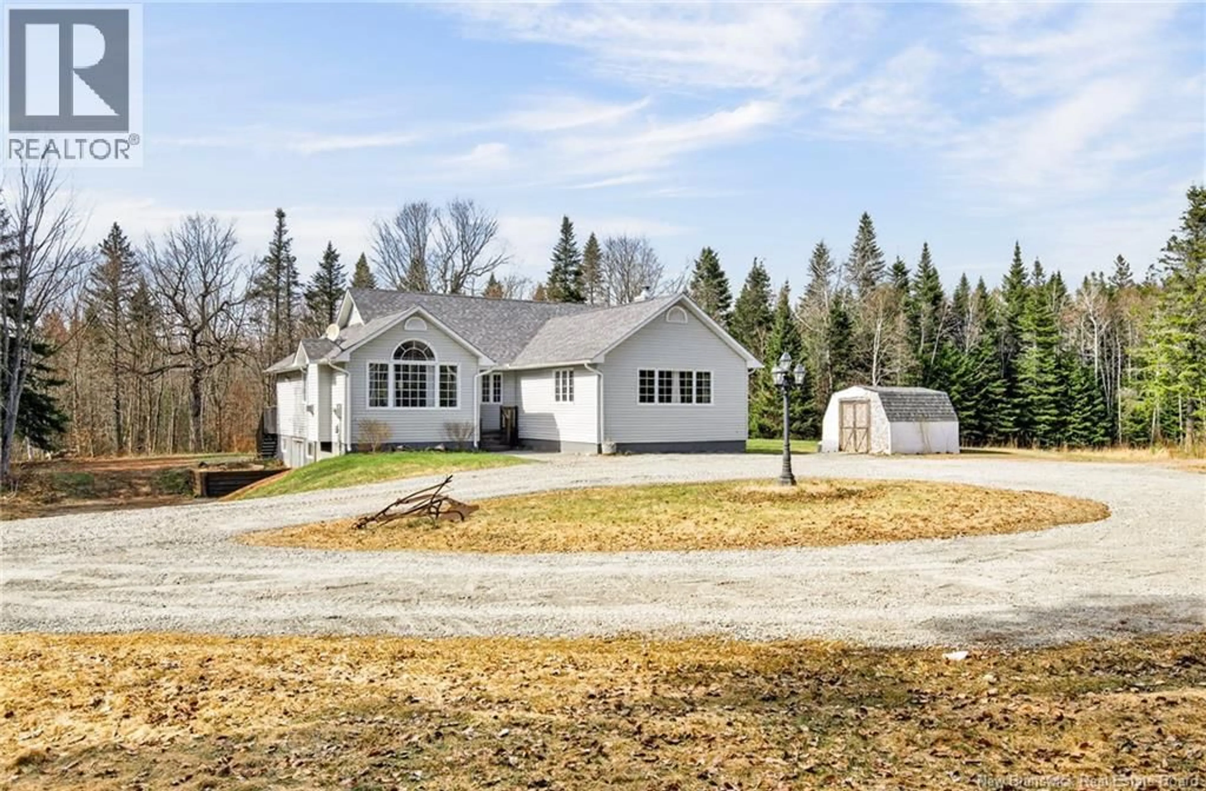 A pic from outside/outdoor area/front of a property/back of a property/a pic from drone, street for 25 BUNGAY ROAD, Lutes Mountain New Brunswick E1G4W5