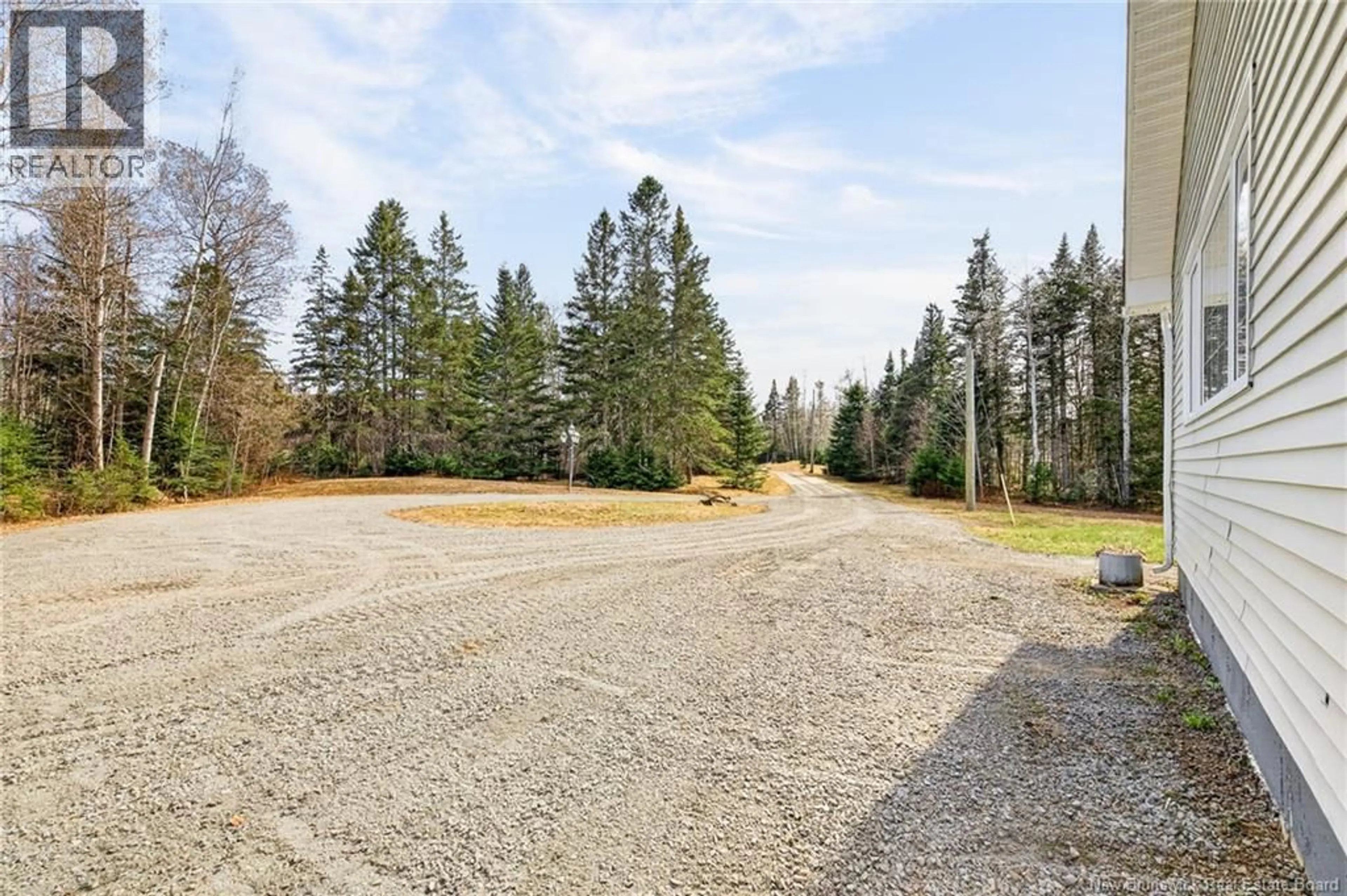 A pic from outside/outdoor area/front of a property/back of a property/a pic from drone, forest/trees view for 25 BUNGAY ROAD, Lutes Mountain New Brunswick E1G4W5