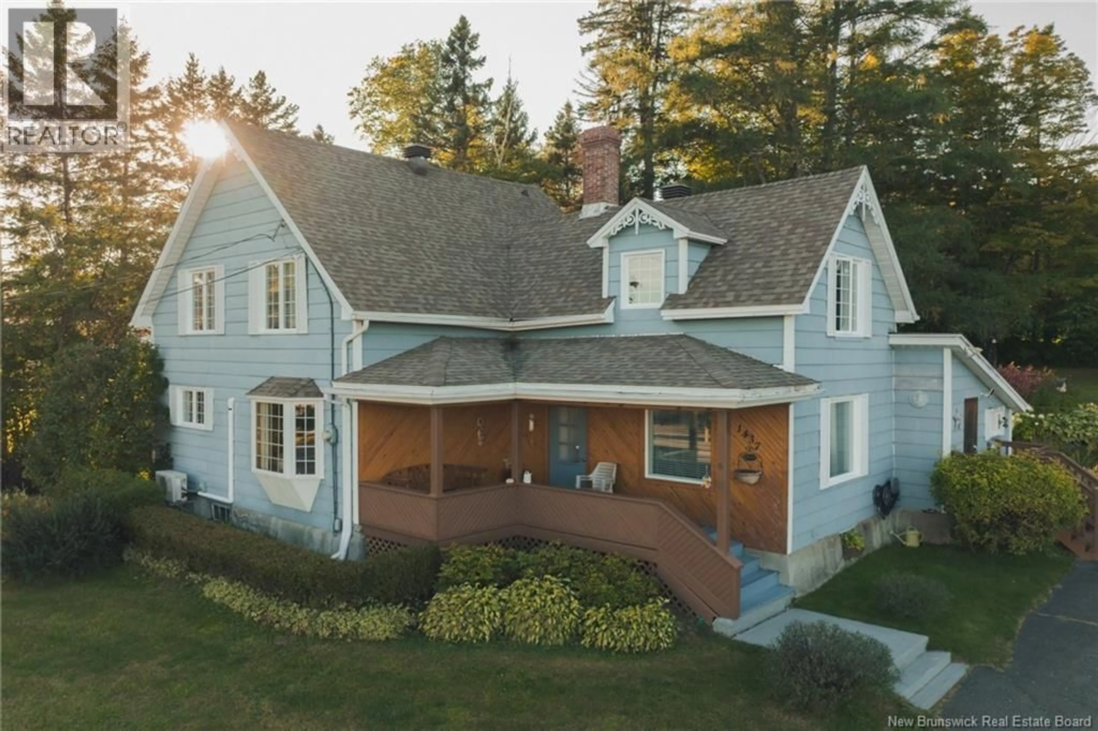 A pic from outside/outdoor area/front of a property/back of a property/a pic from drone, unknown for 1437 PRINCIPALE STREET, Saint-Basile New Brunswick E7C1M6