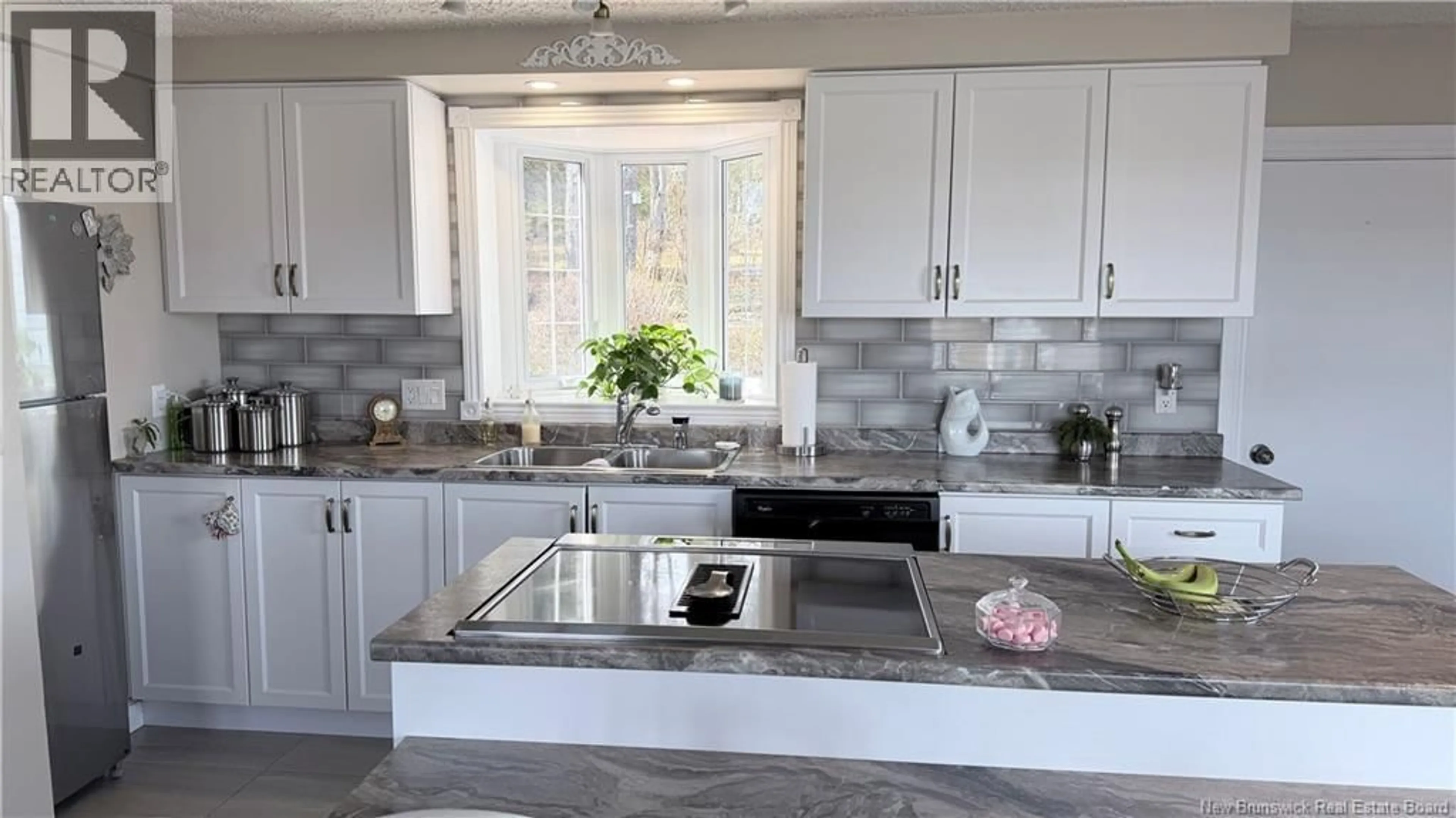 Contemporary kitchen, ceramic/tile floor for 1437 PRINCIPALE STREET, Saint-Basile New Brunswick E7C1M6