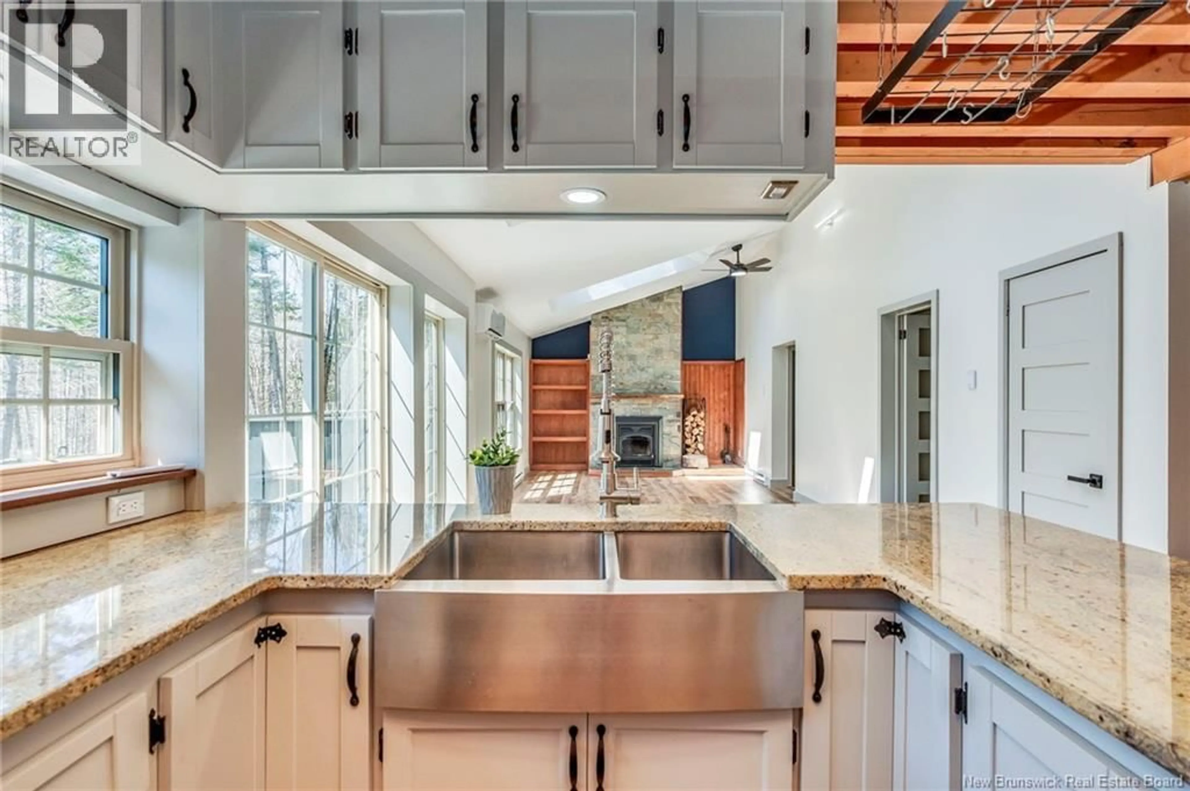 Contemporary kitchen, ceramic/tile floor for 686 ROUTE 111, Willow Grove New Brunswick E2S1S1