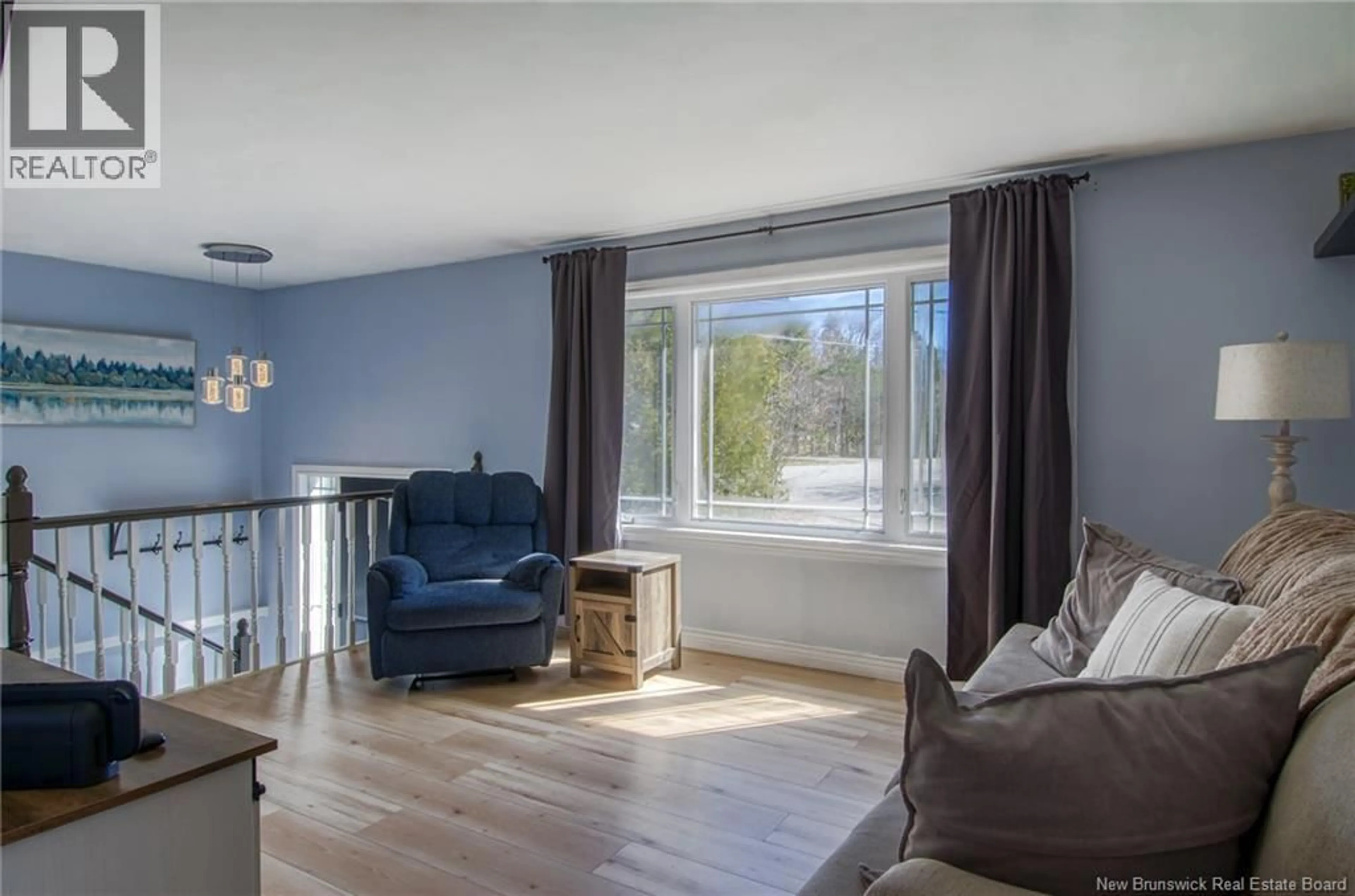 Living room with furniture, wood/laminate floor for 2 HOYT STREET, Grand Bay-Westfield New Brunswick E5K2Y2