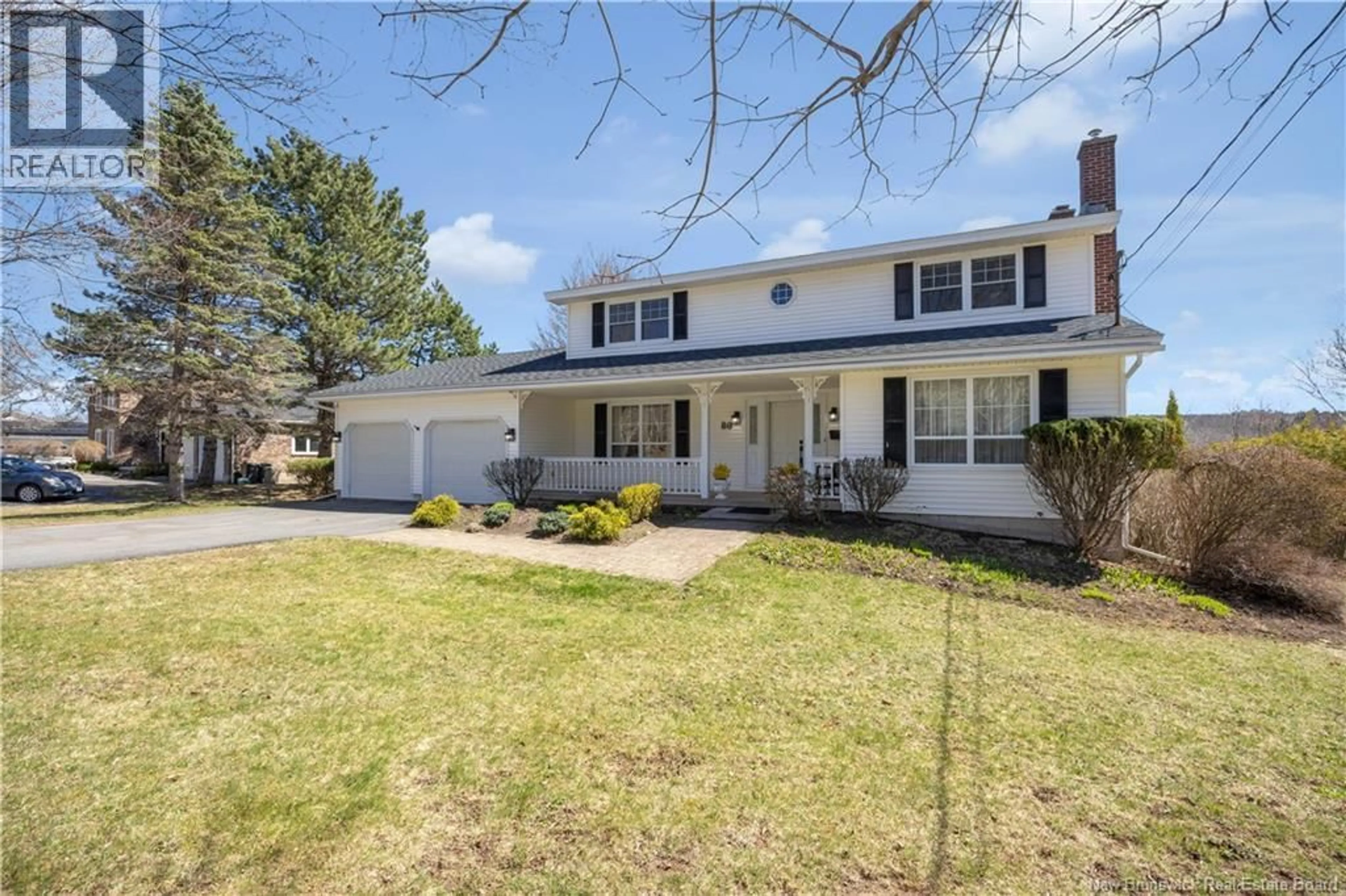 Home with vinyl exterior material, street for 80 PARK DRIVE, Rothesay New Brunswick E2H2S9