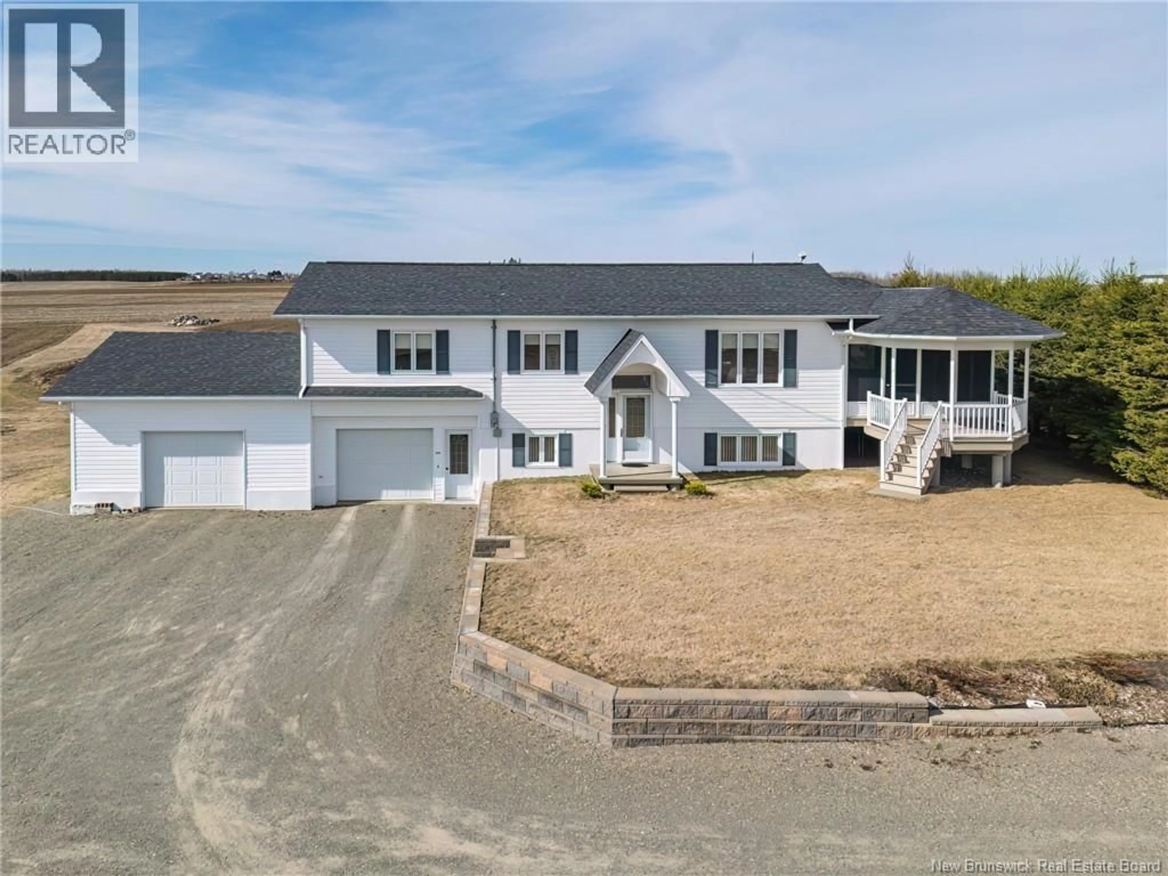 A pic from outside/outdoor area/front of a property/back of a property/a pic from drone, unknown for 659 COLEBROOK ROAD, Grand Falls New Brunswick E3Z1A9