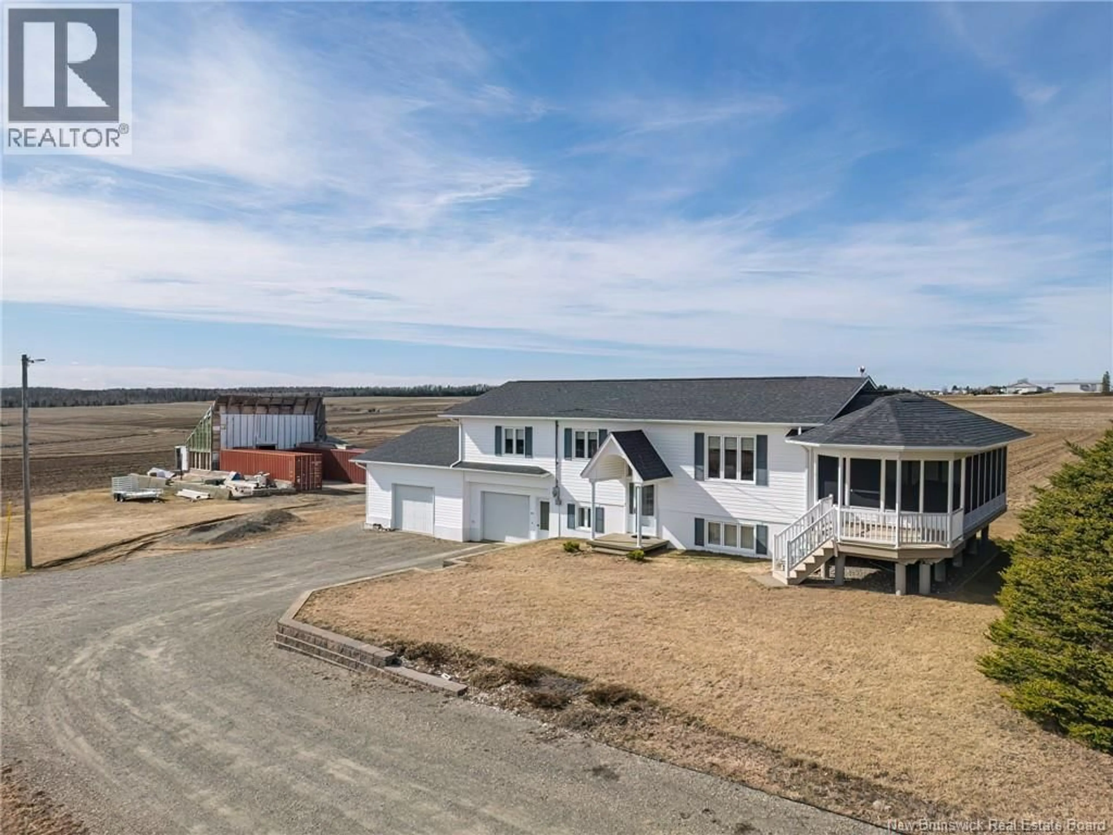 A pic from outside/outdoor area/front of a property/back of a property/a pic from drone, unknown for 659 COLEBROOK ROAD, Grand Falls New Brunswick E3Z1A9