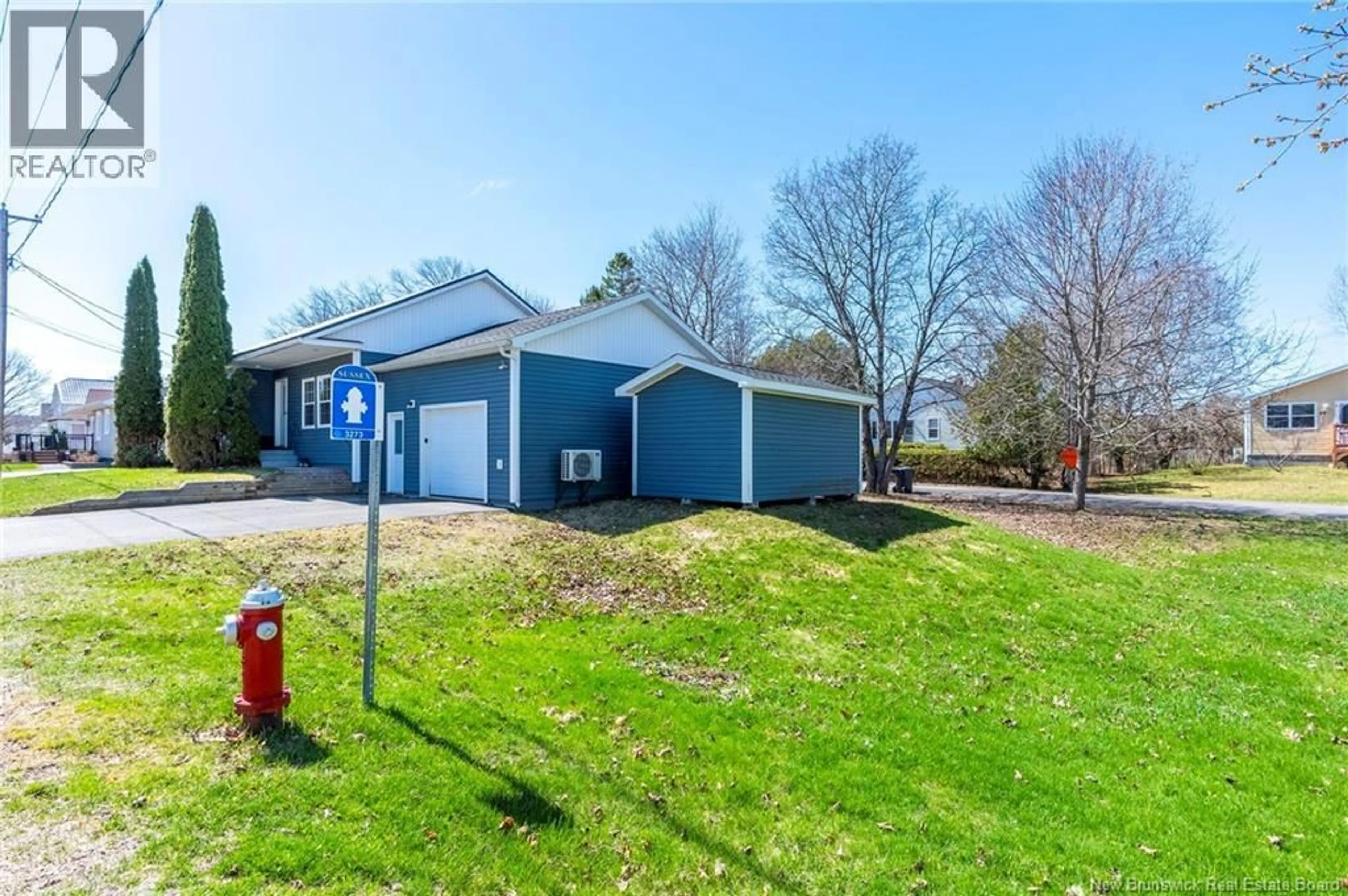 A pic from outside/outdoor area/front of a property/back of a property/a pic from drone, water/lake/river/ocean view for 42 STEWART AVENUE, Sussex New Brunswick E4E2E6
