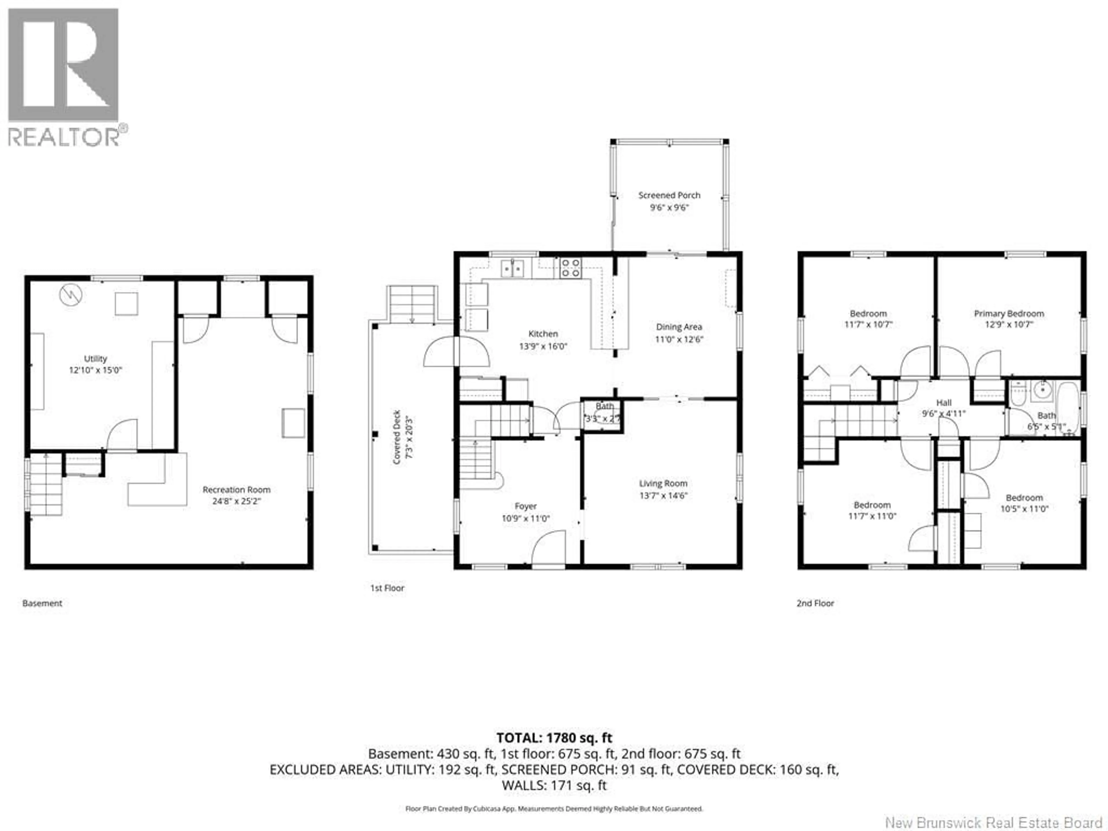Floor plan for 205 BASIN STREET, Grand Falls New Brunswick E3Z2H9