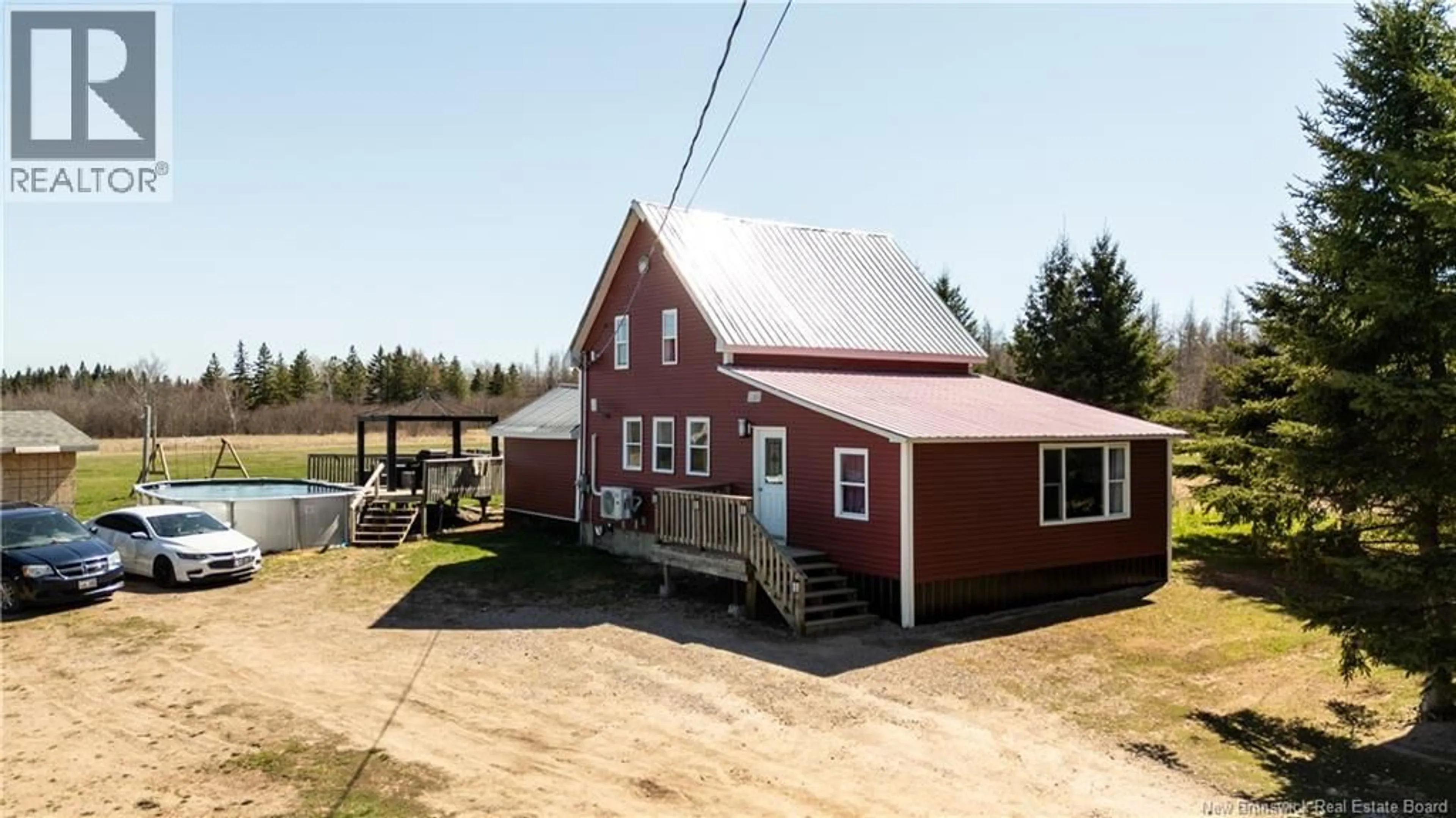 A pic from outside/outdoor area/front of a property/back of a property/a pic from drone, building for 5198 ROUTE 880, Havelock New Brunswick E4Z5C2