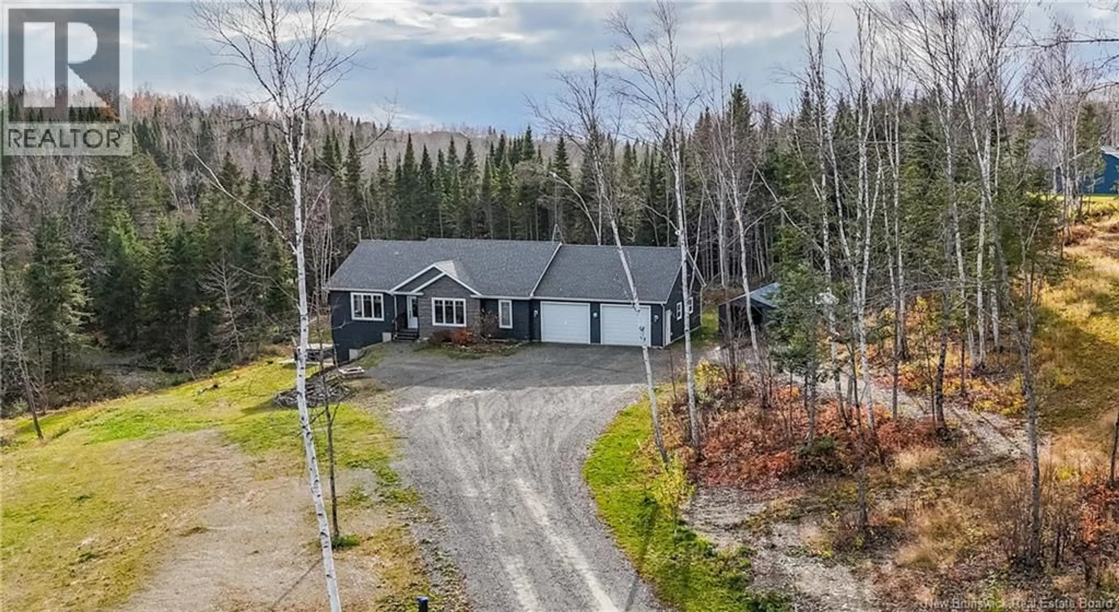 A pic from outside/outdoor area/front of a property/back of a property/a pic from drone, street for 38 BOUTOT LANE, DSL de Grand-Sault/Falls New Brunswick E3Z0C6