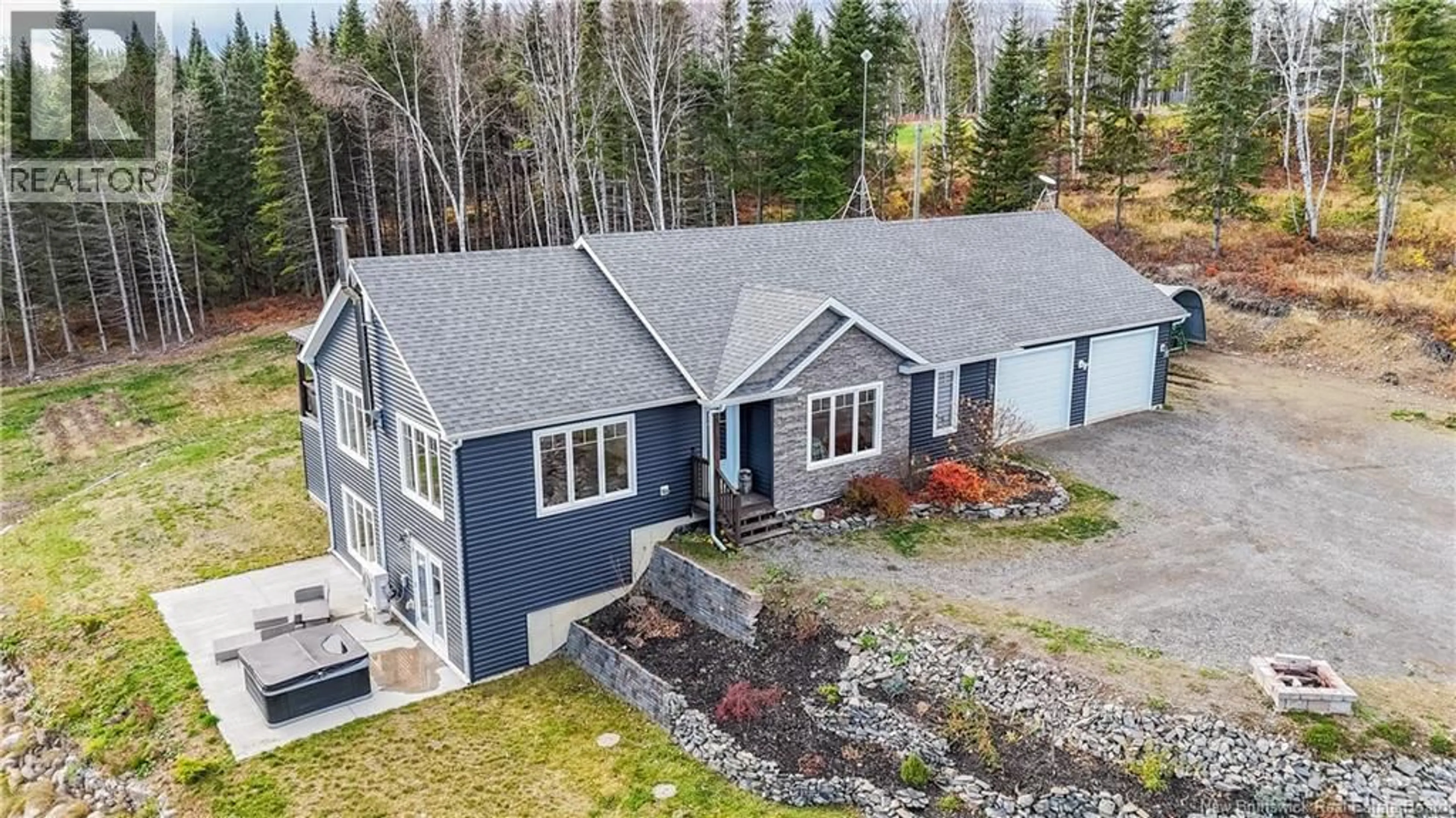 A pic from outside/outdoor area/front of a property/back of a property/a pic from drone, unknown for 38 BOUTOT LANE, DSL de Grand-Sault/Falls New Brunswick E3Z0C6