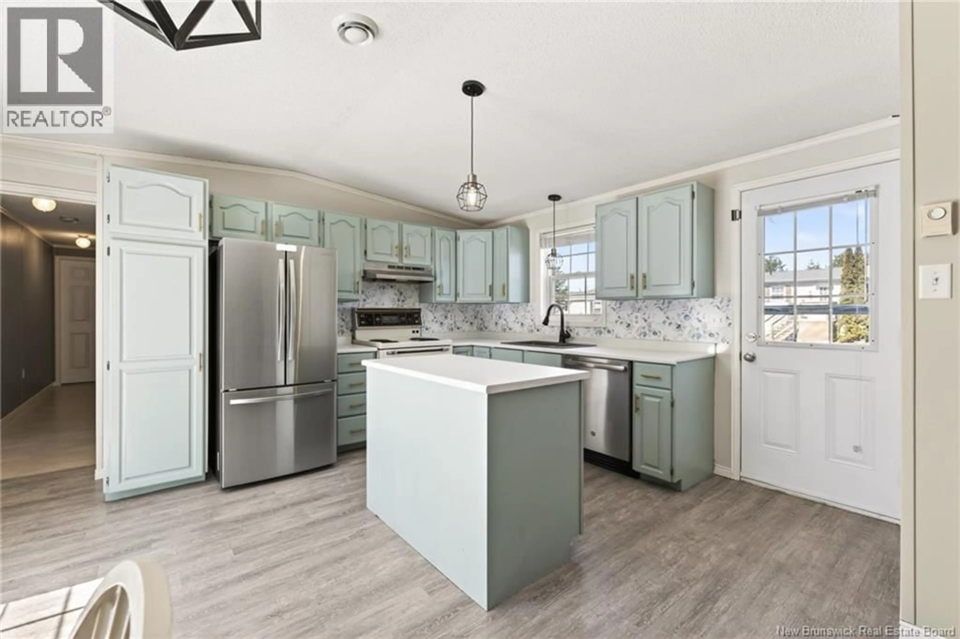 Open concept kitchen, ceramic/tile floor for 66 SOPHIE LANE, Dieppe New Brunswick E1A7C7