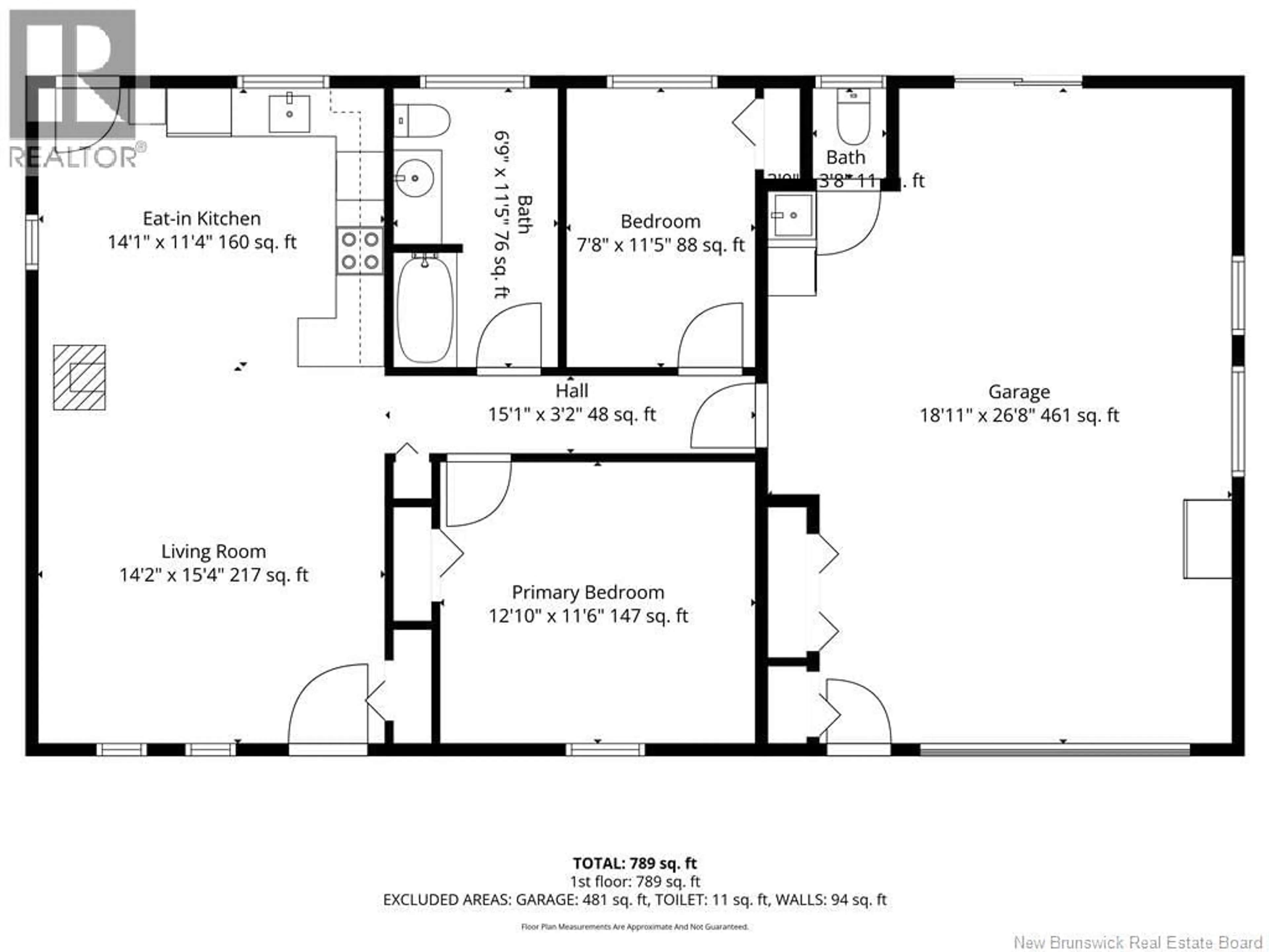 Floor plan for 401 CH SAINT-ANDRE ROAD, Cap-Pelé New Brunswick E4N1Z5