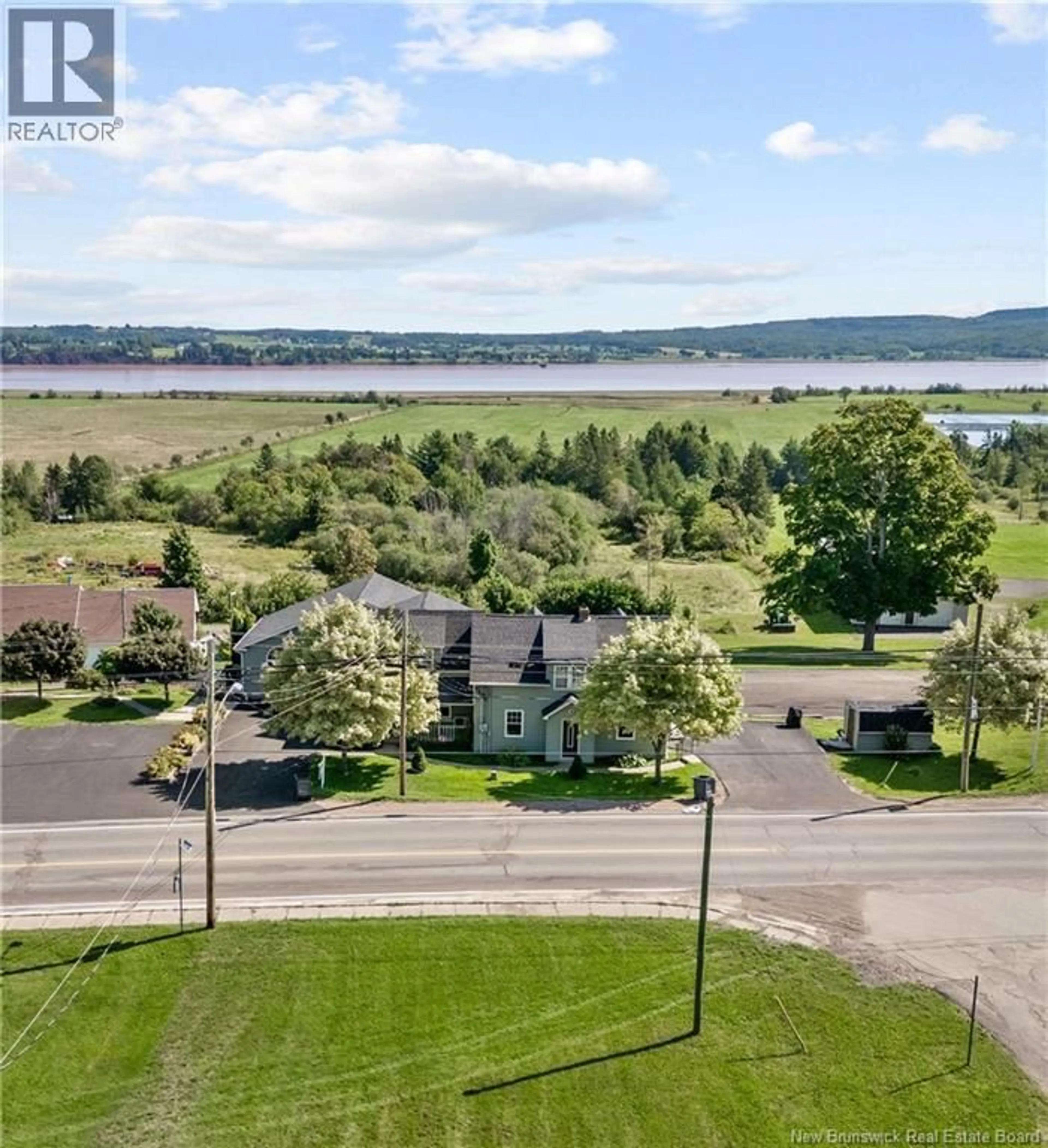 A pic from outside/outdoor area/front of a property/back of a property/a pic from drone, water/lake/river/ocean view for 2769 MAIN STREET, Hillsborough New Brunswick E4H2X3