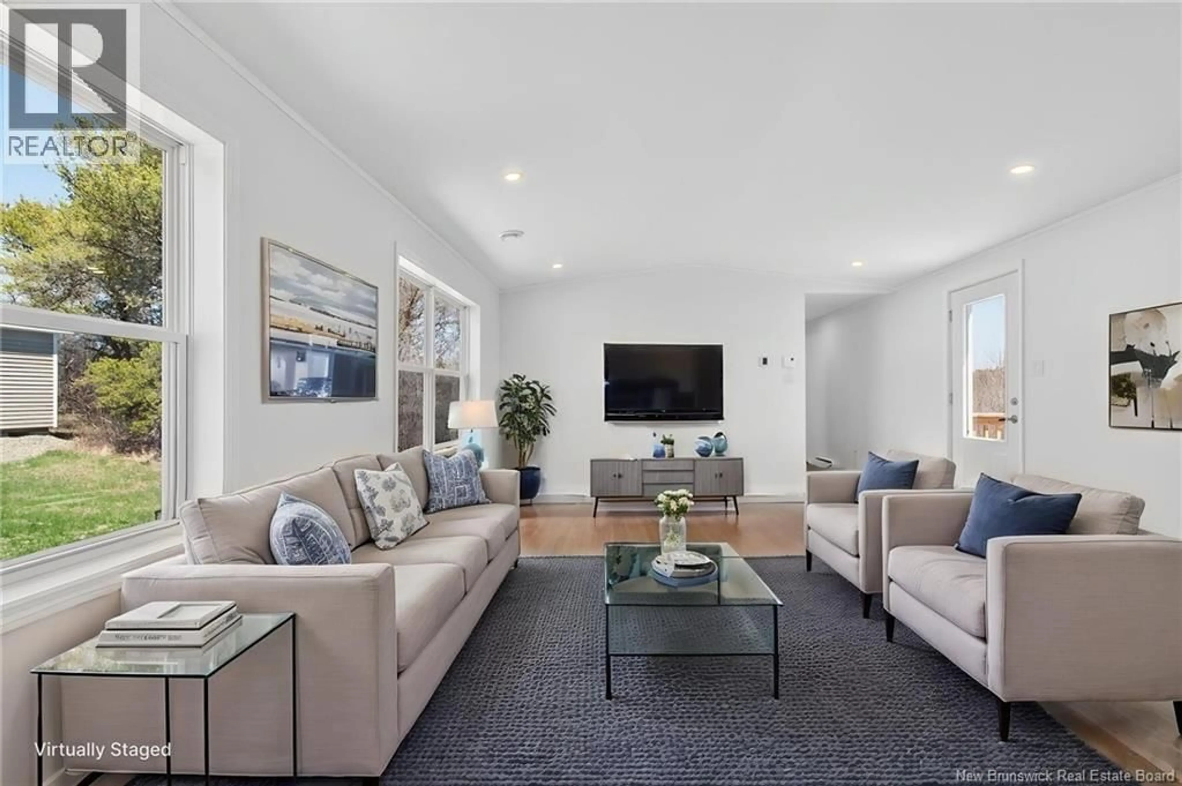 Living room with furniture, unknown for 4 ALEX AVENUE, Salisbury New Brunswick E4J1Z2