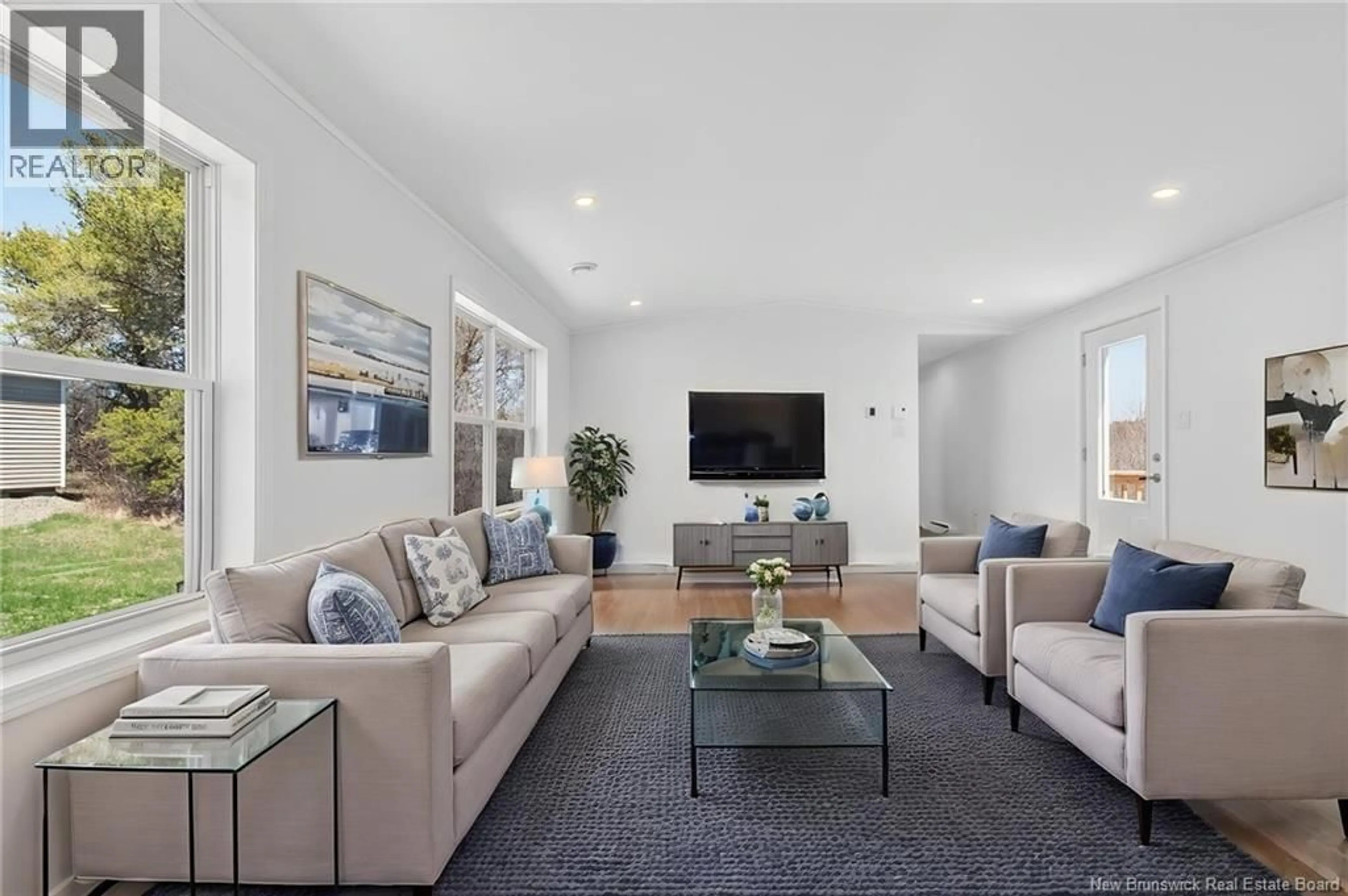 Living room with furniture, unknown for 4 ALEX AVENUE, Salisbury New Brunswick E4J1Z2