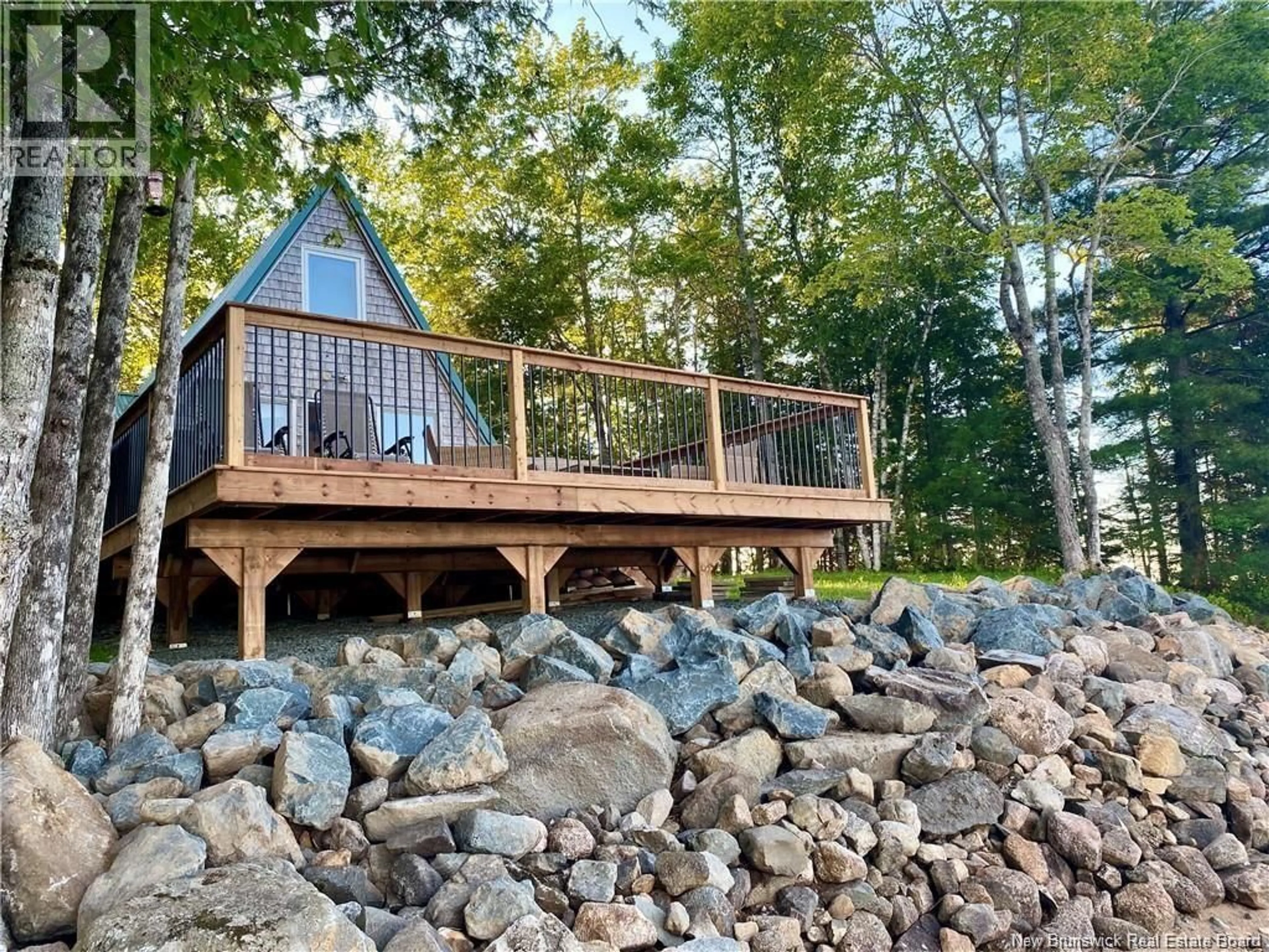 Home with vinyl exterior material, water/lake/river/ocean view for 224 OLD QUARRY ROAD, Bethel New Brunswick E5C2T9