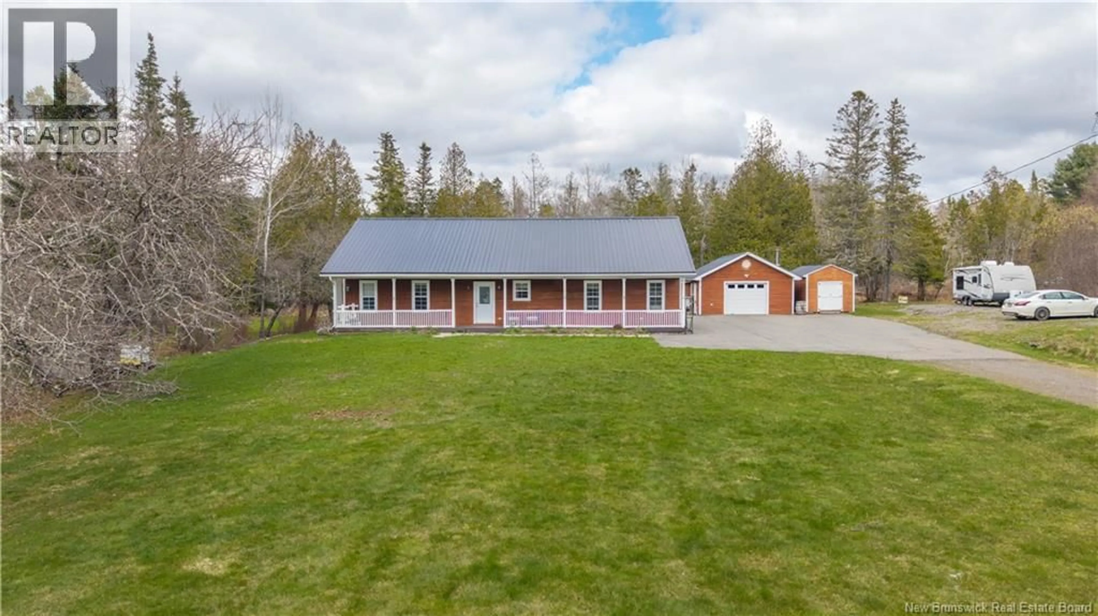 A pic from outside/outdoor area/front of a property/back of a property/a pic from drone, unknown for 3749 ROUTE 127, Bayside New Brunswick E5B2T1