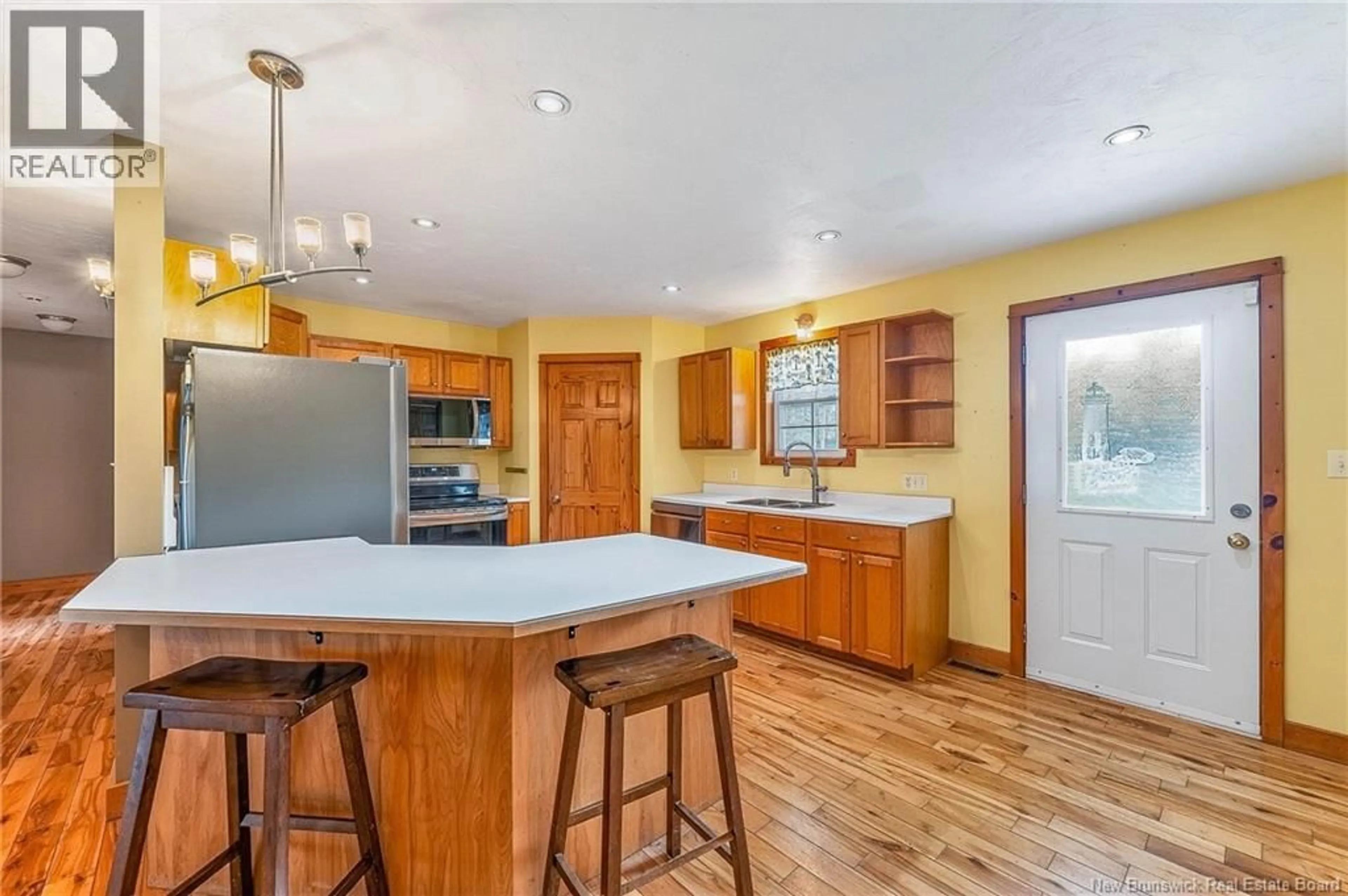 Open concept kitchen, wood/laminate floor for 3749 ROUTE 127, Bayside New Brunswick E5B2T1