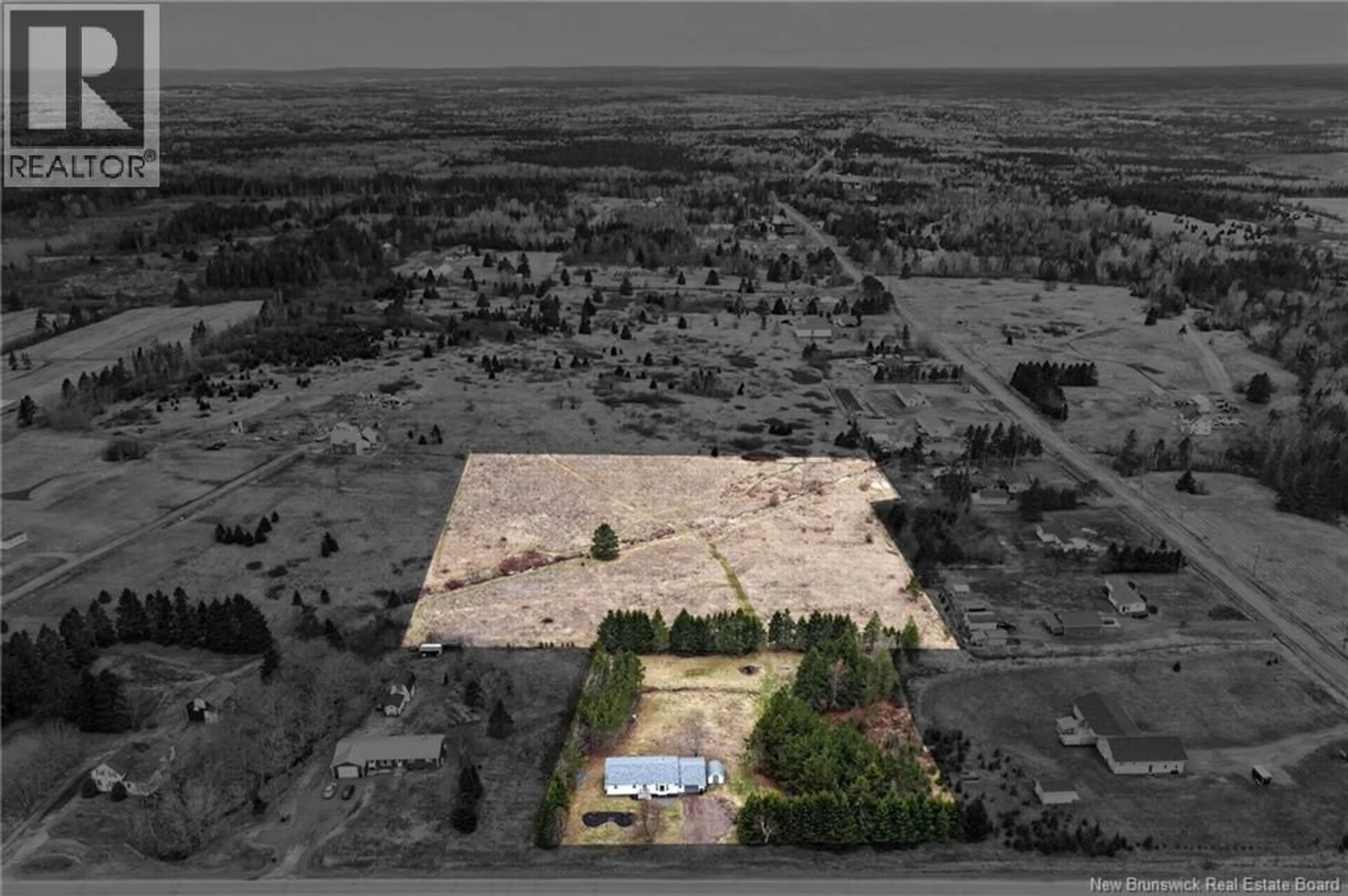 A pic from outside/outdoor area/front of a property/back of a property/a pic from drone, building for 3448 ROUTE 126, Lutes Mountain New Brunswick E1G2X9