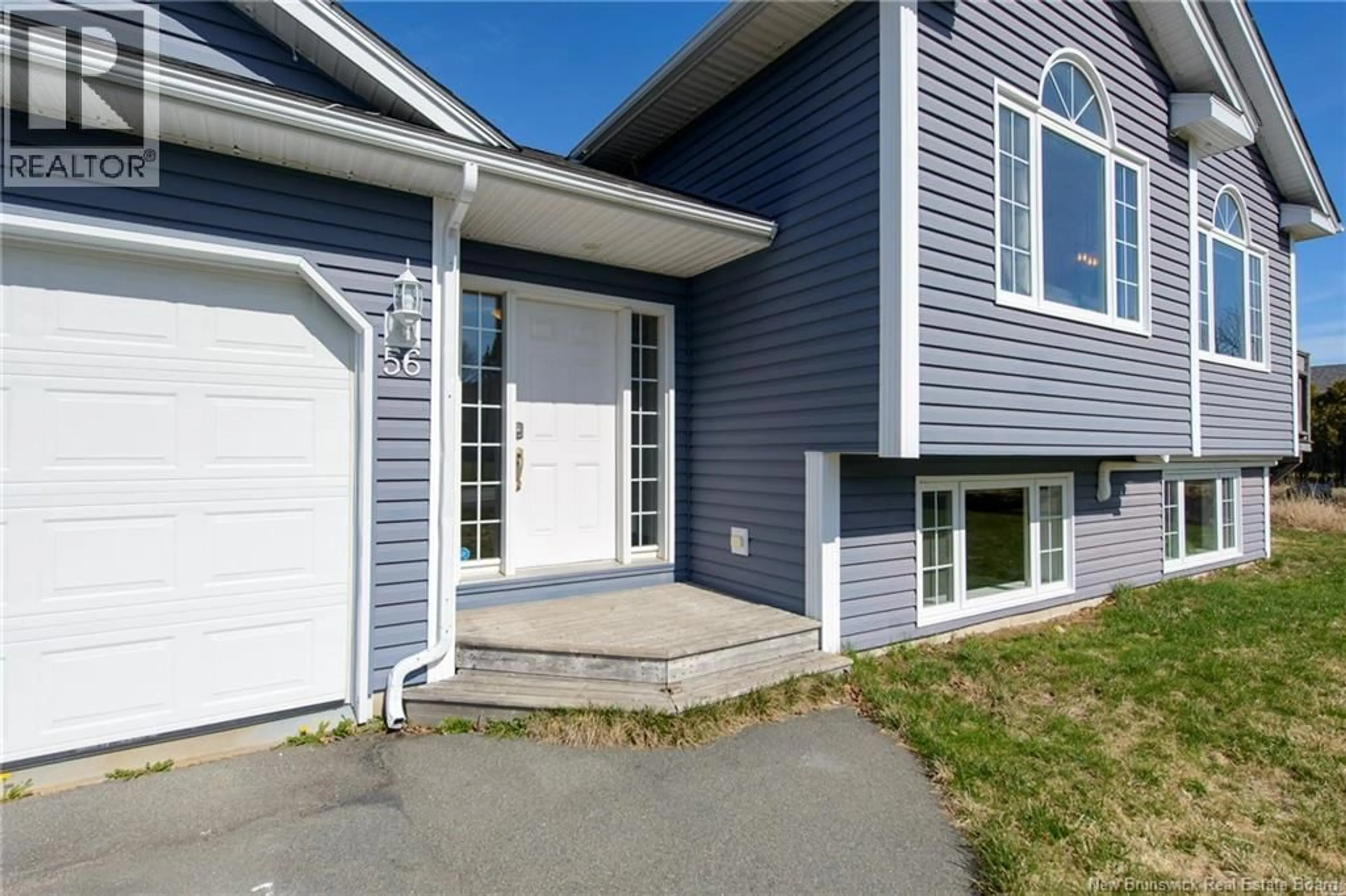 Home with vinyl exterior material, street for 56 CHELSEA DRIVE, Quispamsis New Brunswick E2E6E8