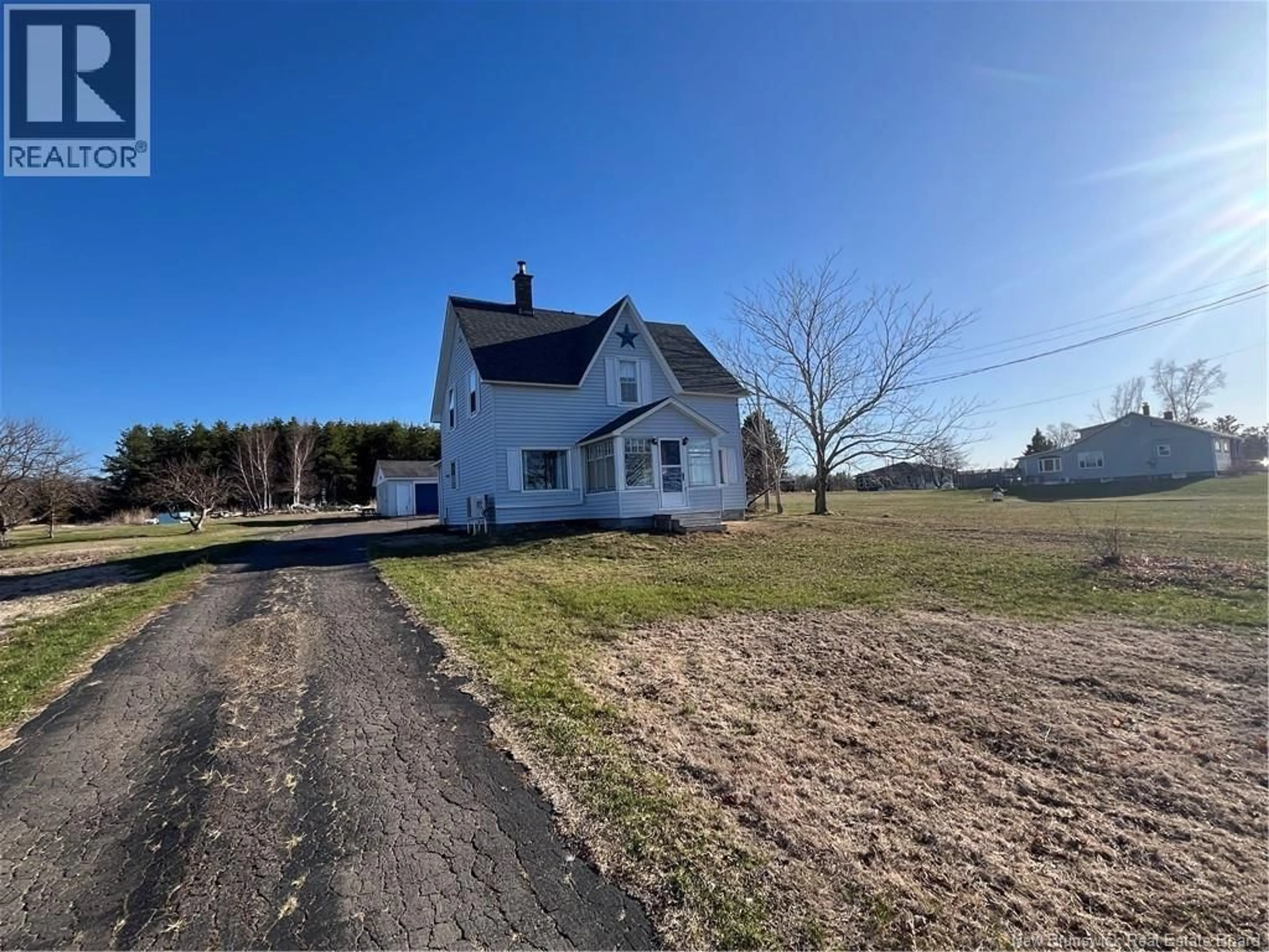 A pic from outside/outdoor area/front of a property/back of a property/a pic from drone, street for 789 ROUTE 133, Boudreau-Ouest New Brunswick E4P6P6