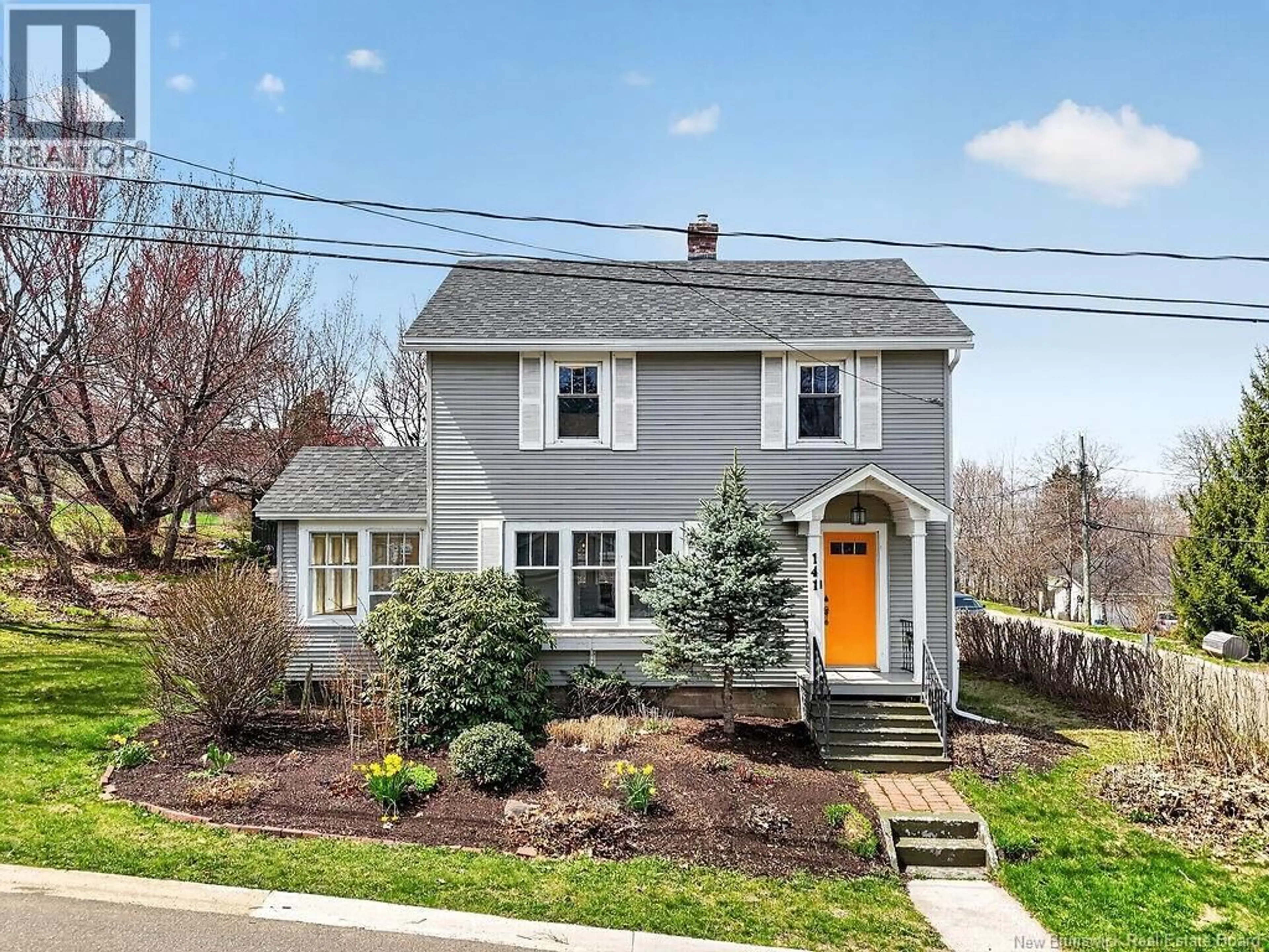 Home with vinyl exterior material, street for 141 COURT STREET, Riverview New Brunswick E1B1L6