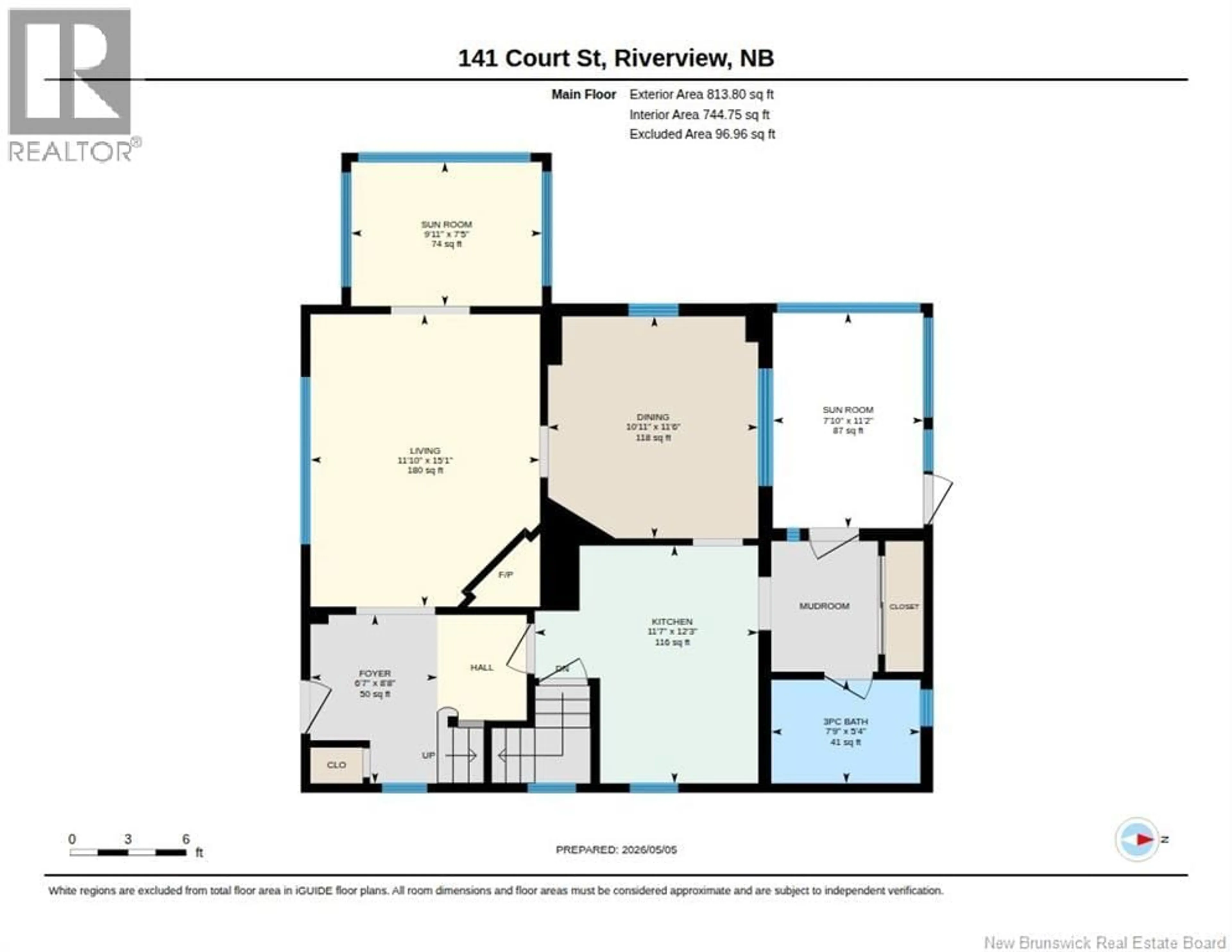 Floor plan for 141 COURT STREET, Riverview New Brunswick E1B1L6