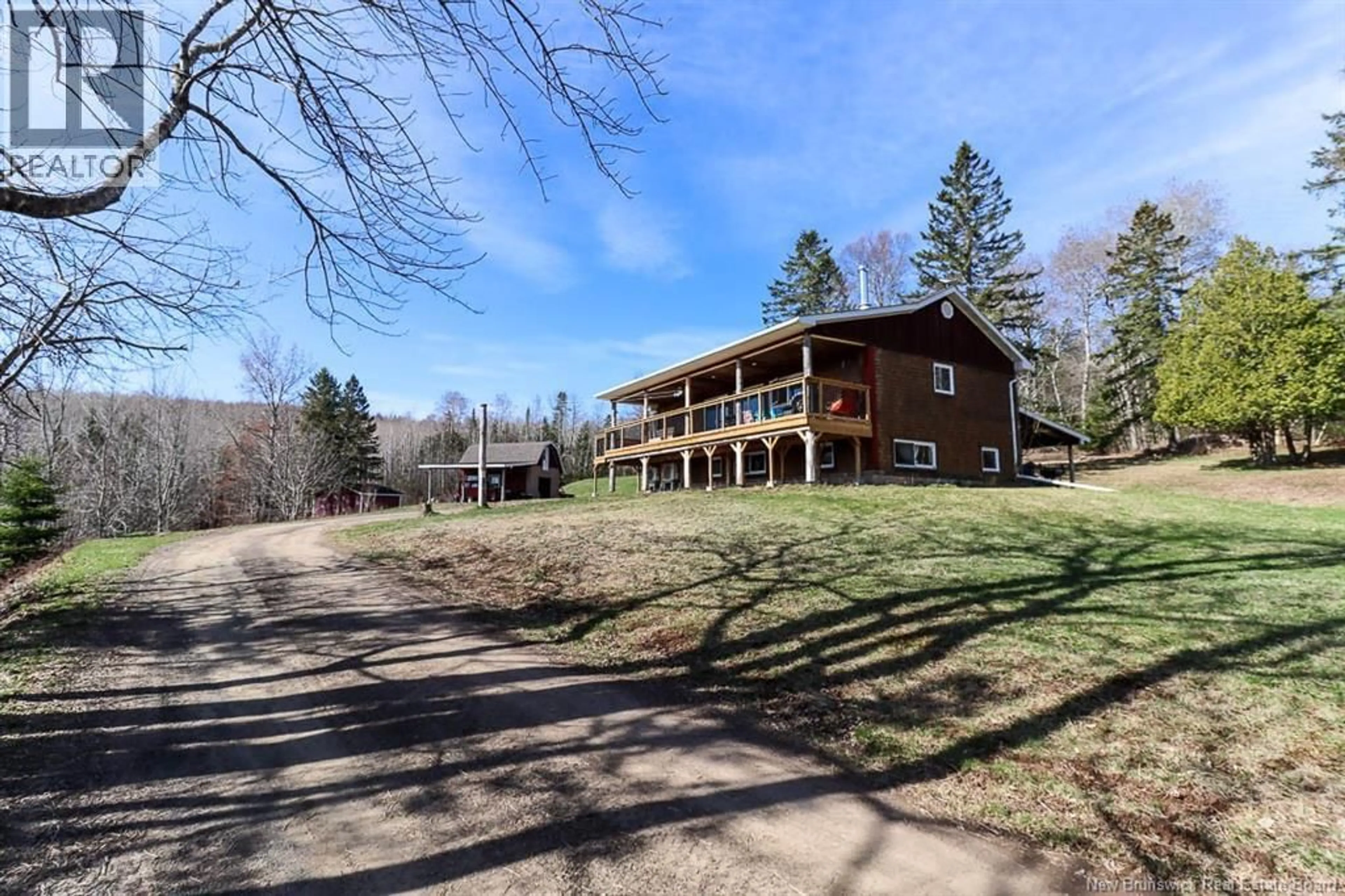 A pic from outside/outdoor area/front of a property/back of a property/a pic from drone, unknown for 107 DICKIE MOUNTAIN ROAD, Norton New Brunswick E5T1S2