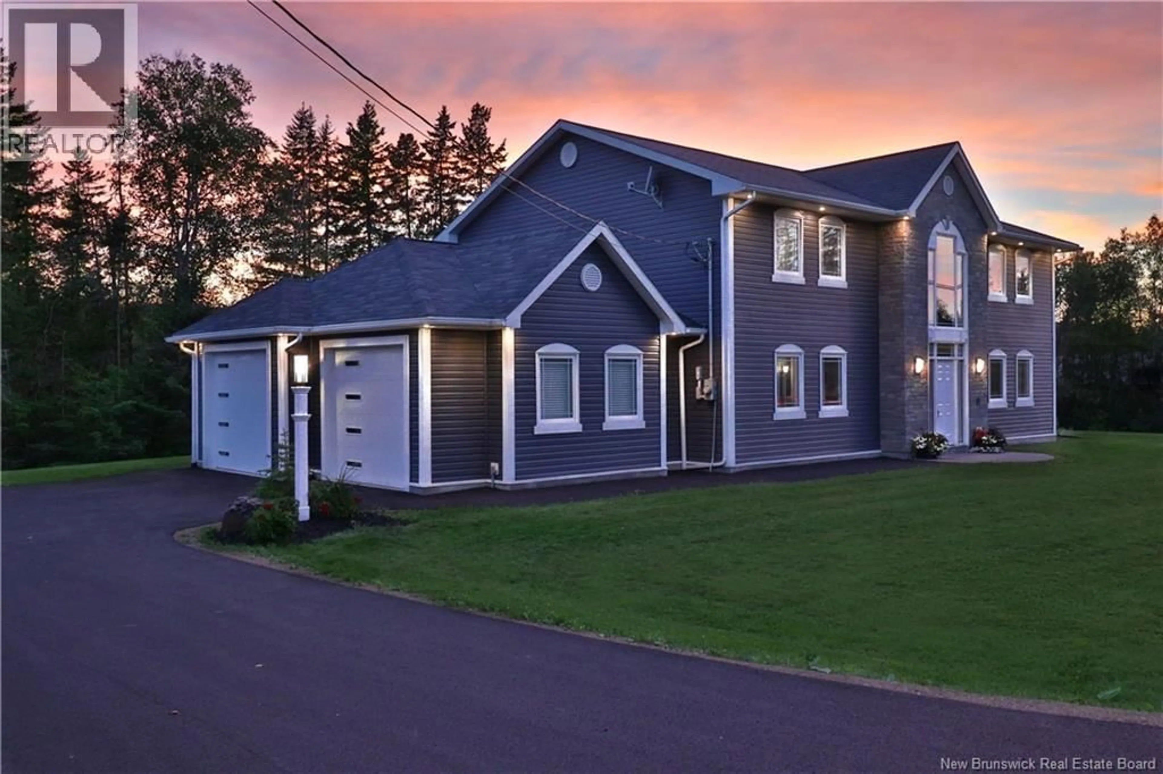 Home with vinyl exterior material, street for 97 ROUTE 845, Hampton New Brunswick E5N7T5
