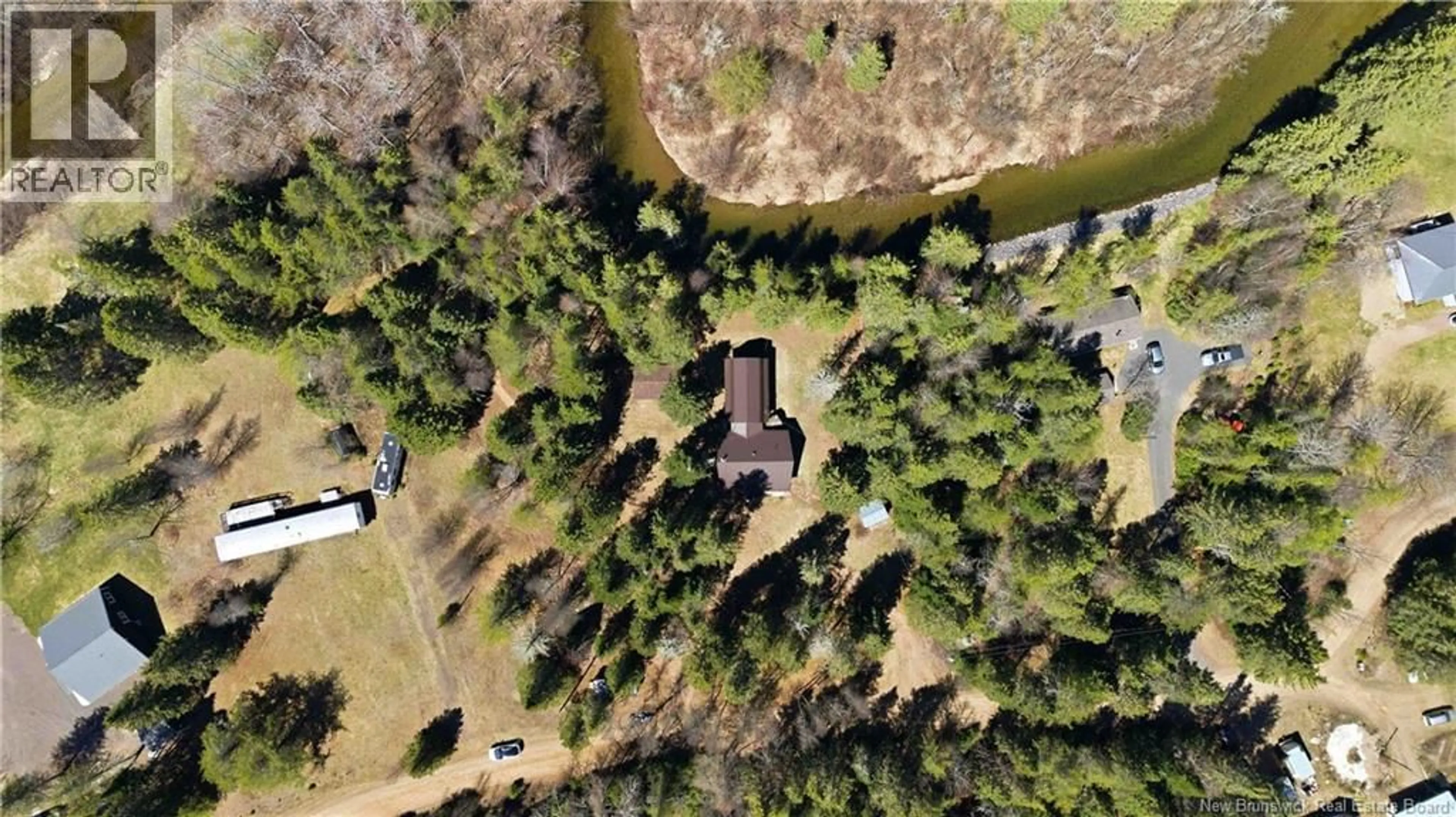 A pic from outside/outdoor area/front of a property/back of a property/a pic from drone, unknown for 42 PALMER BROWN ROAD, Penobsquis New Brunswick E4E5S4