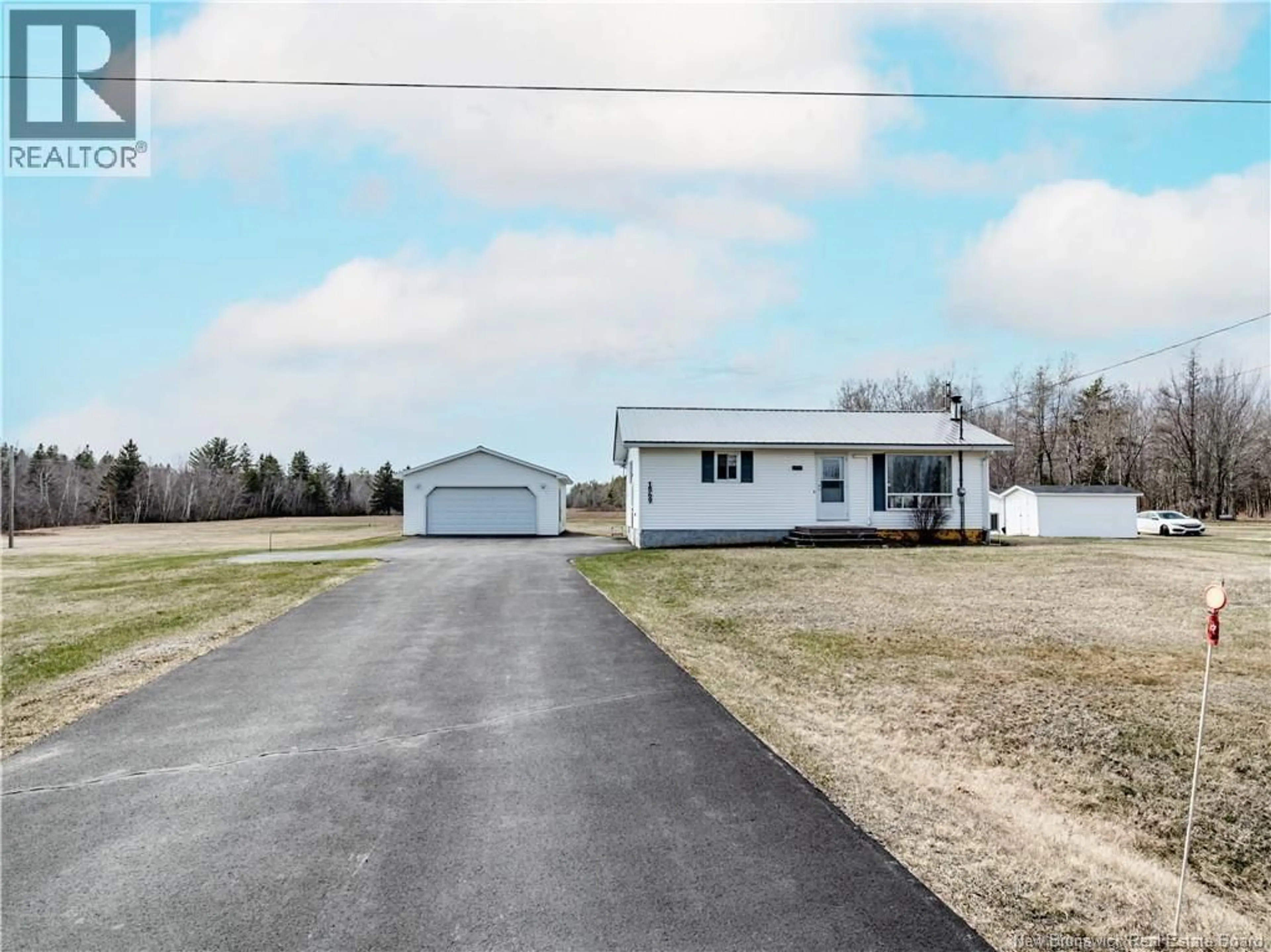 A pic from outside/outdoor area/front of a property/back of a property/a pic from drone, street for 1569 ROUTE 505, Richiboucto-Village New Brunswick E4W1L9