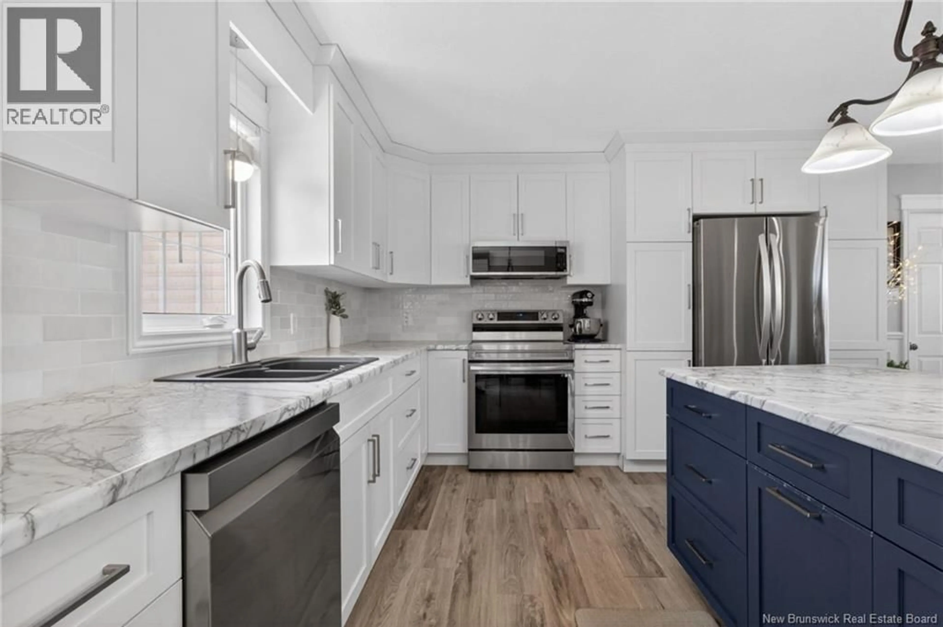 Open concept kitchen, ceramic/tile floor for 117 DE L'EGLISE AVENUE, Saint-Antoine New Brunswick E4V1M2