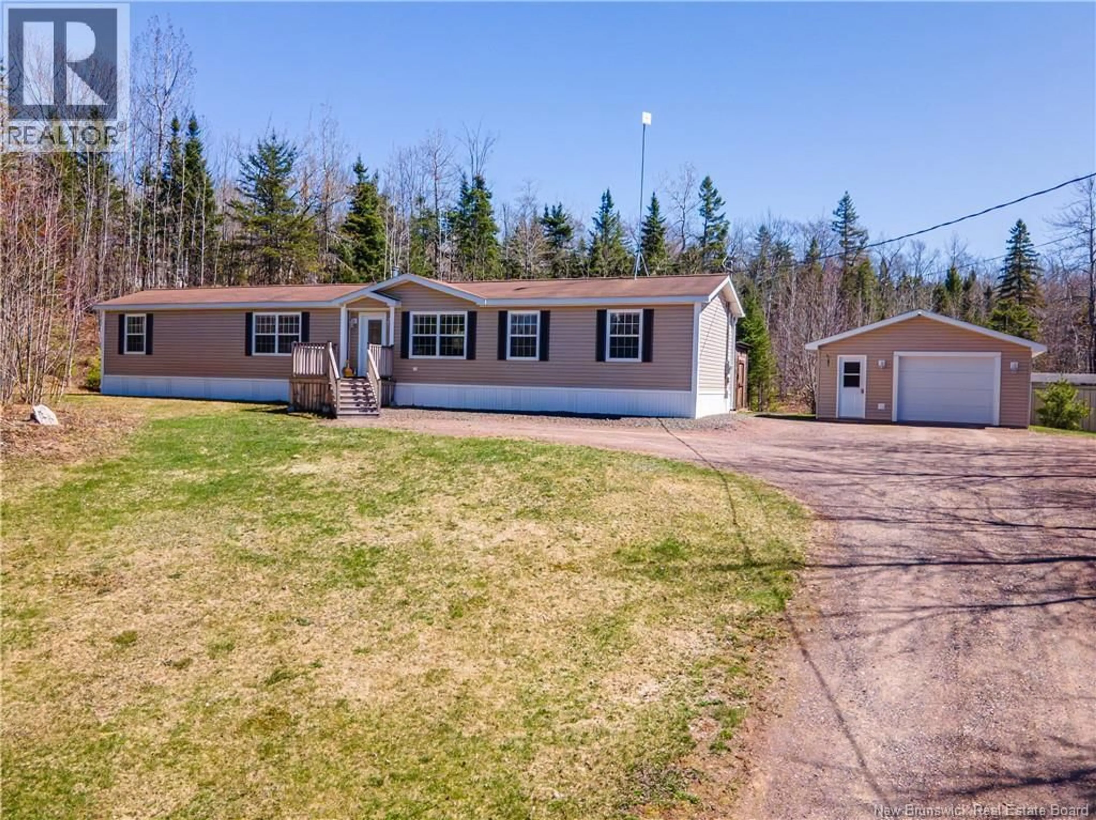 A pic from outside/outdoor area/front of a property/back of a property/a pic from drone, unknown for 206 CREEK ROAD, Mount Middleton New Brunswick E4G3C2